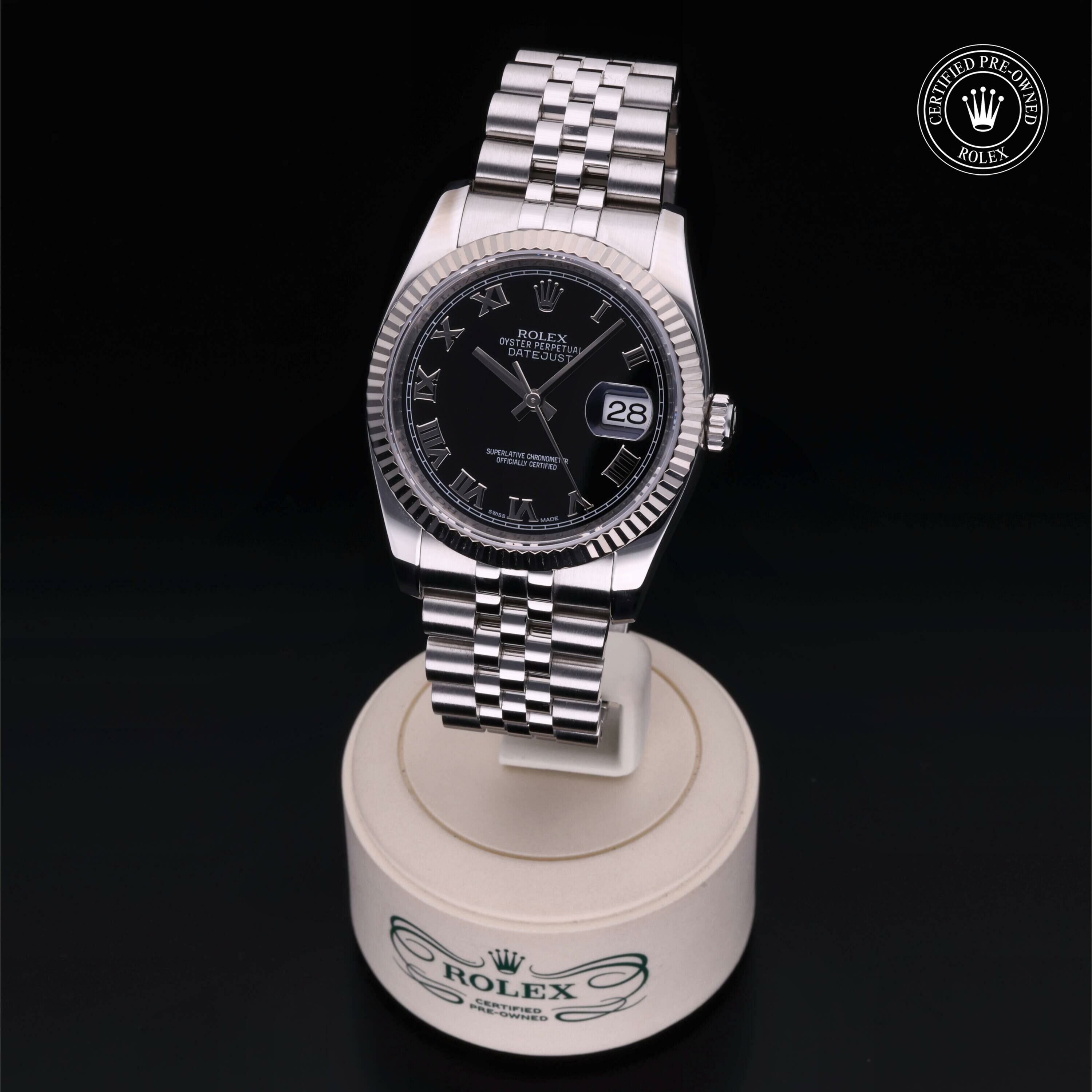 Rolex Datejust 36 en Rolesor 18 Carat Gris M116234-0086 chez Ferret - vue 2