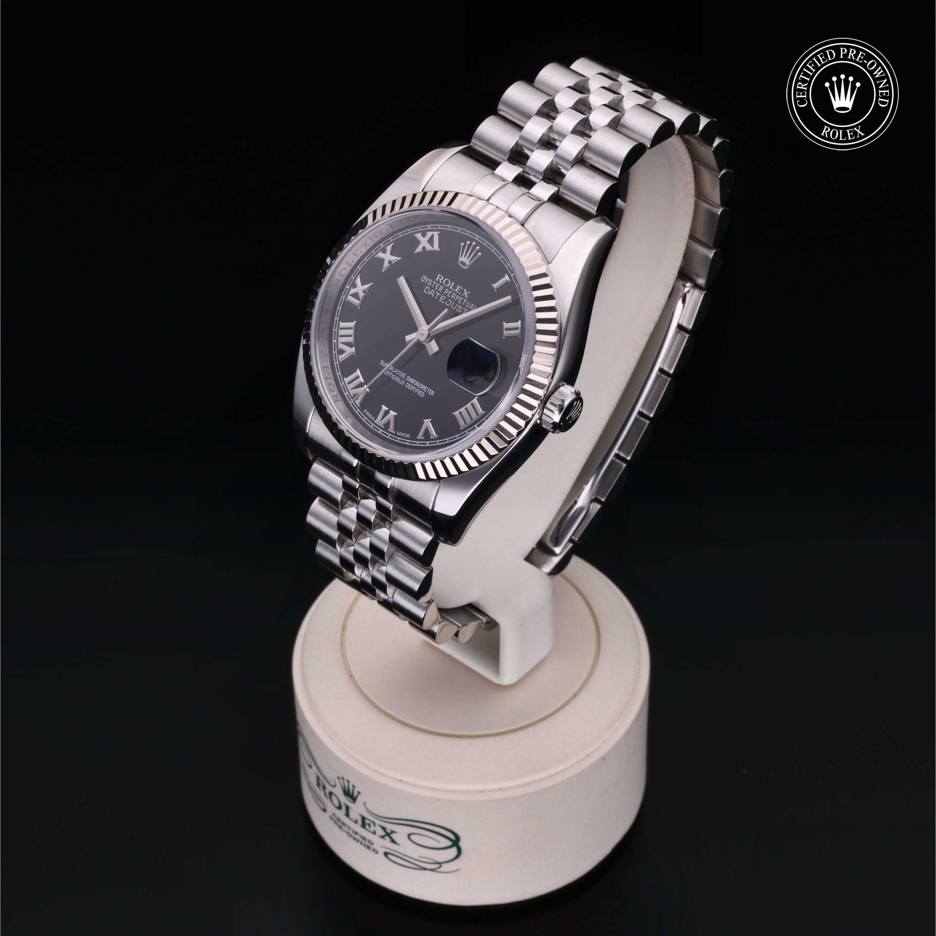Rolex Datejust 36 en Rolesor 18 Carat Gris M116234-0086 chez Ferret - vue 5