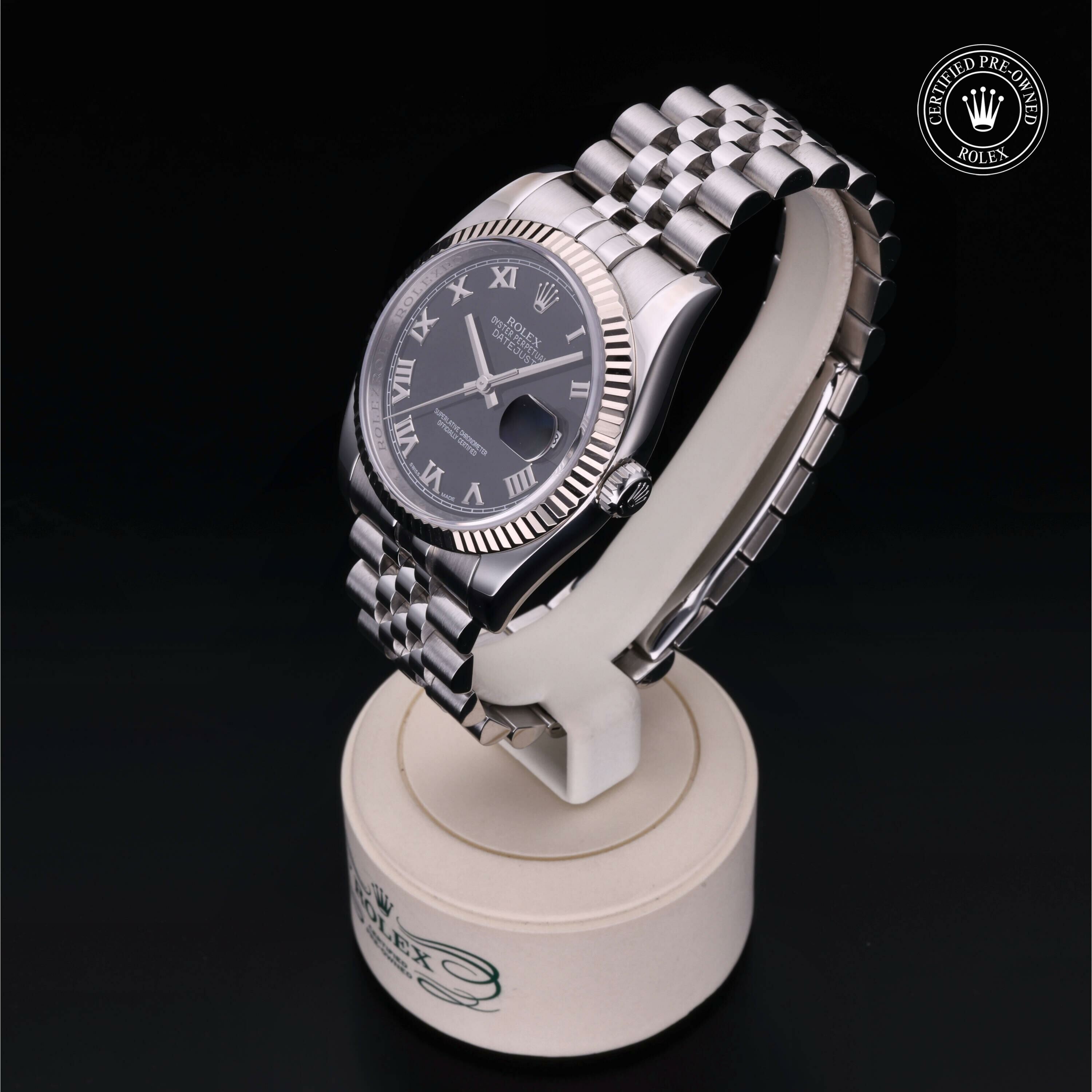 Rolex Datejust 36 en Rolesor 18 Carat Gris M116234-0086 chez Ferret - vue 6