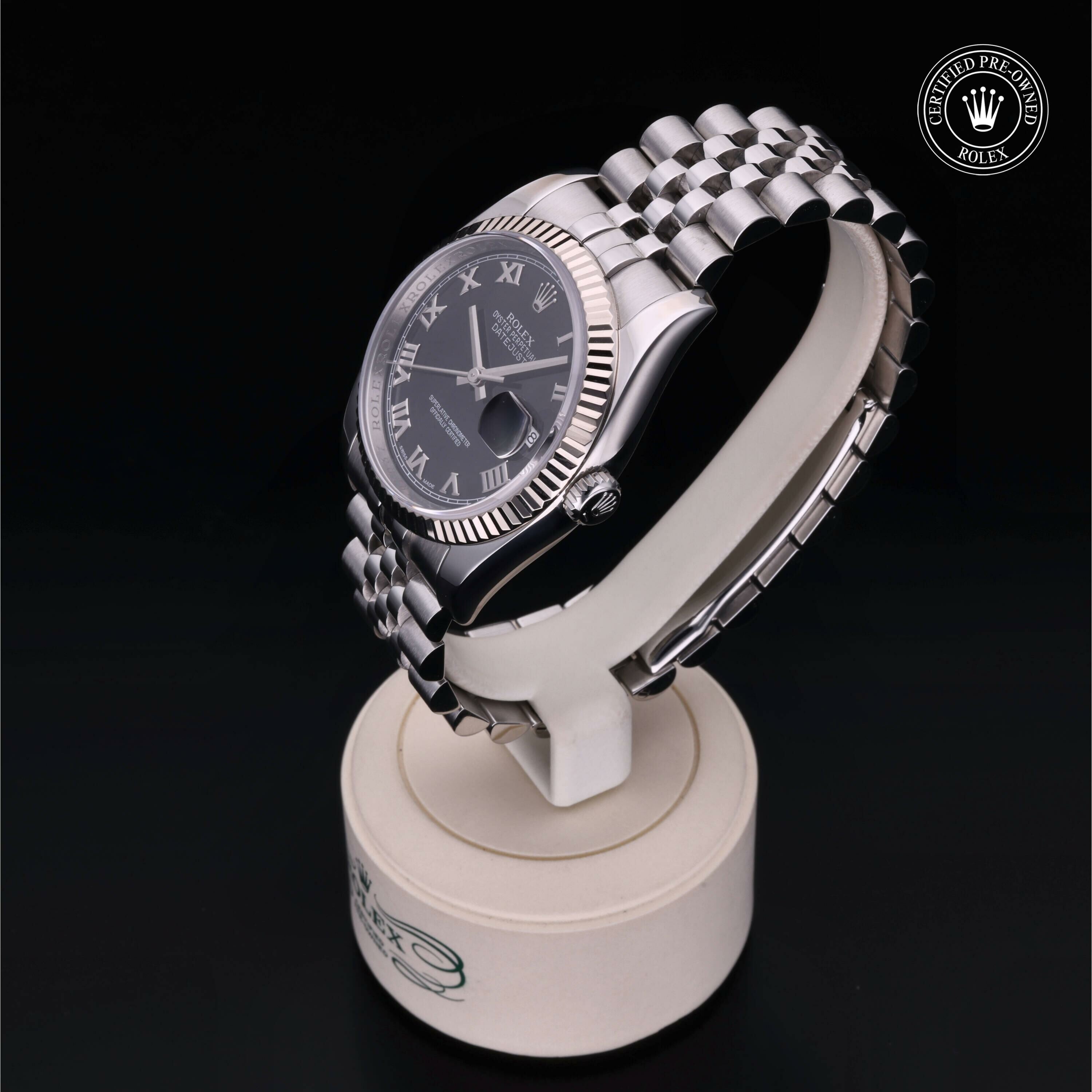 Rolex Datejust 36 en Rolesor 18 Carat Gris M116234-0086 chez Ferret - vue 7