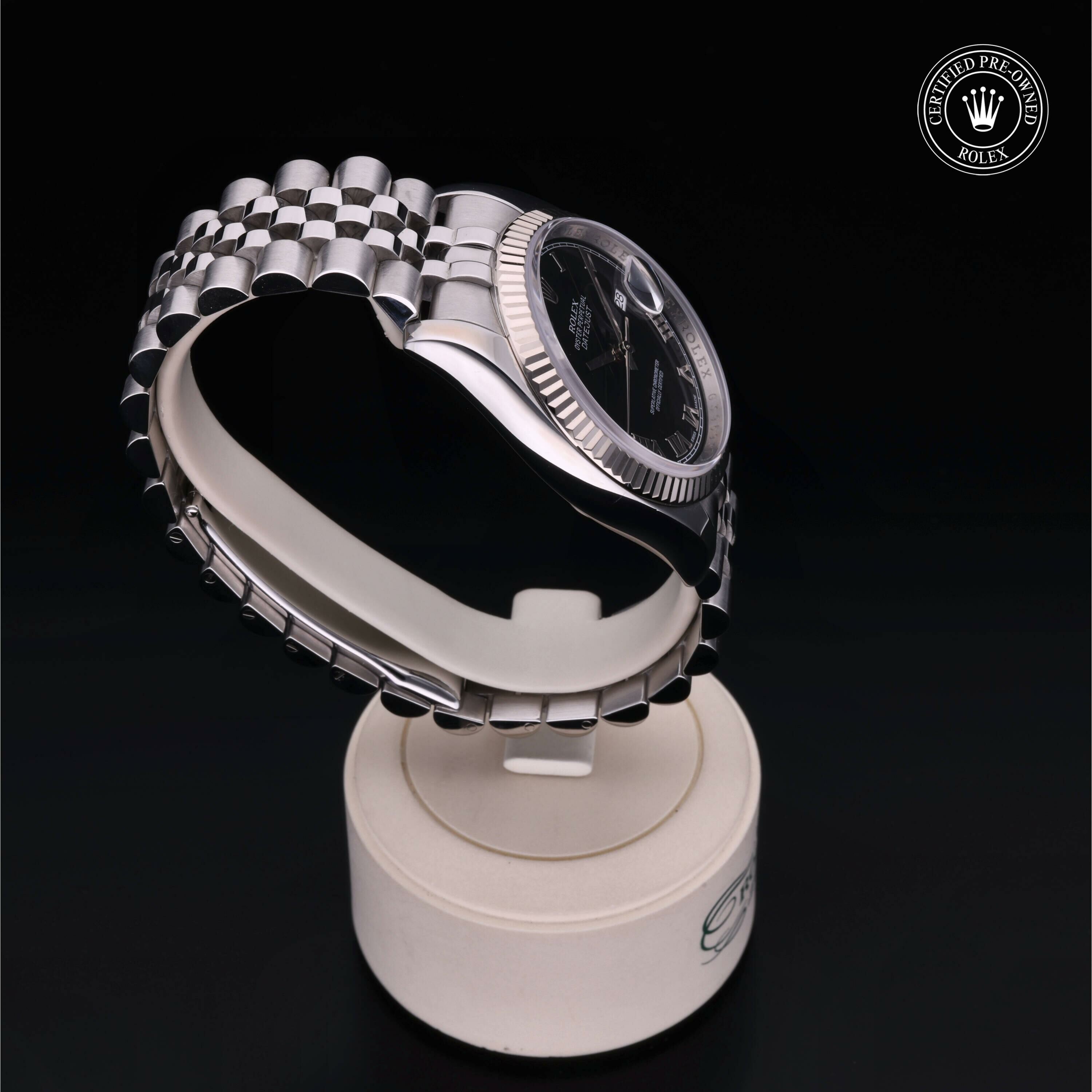 Rolex Datejust 36 en Rolesor 18 Carat Gris M116234-0086 chez Ferret - vue 28