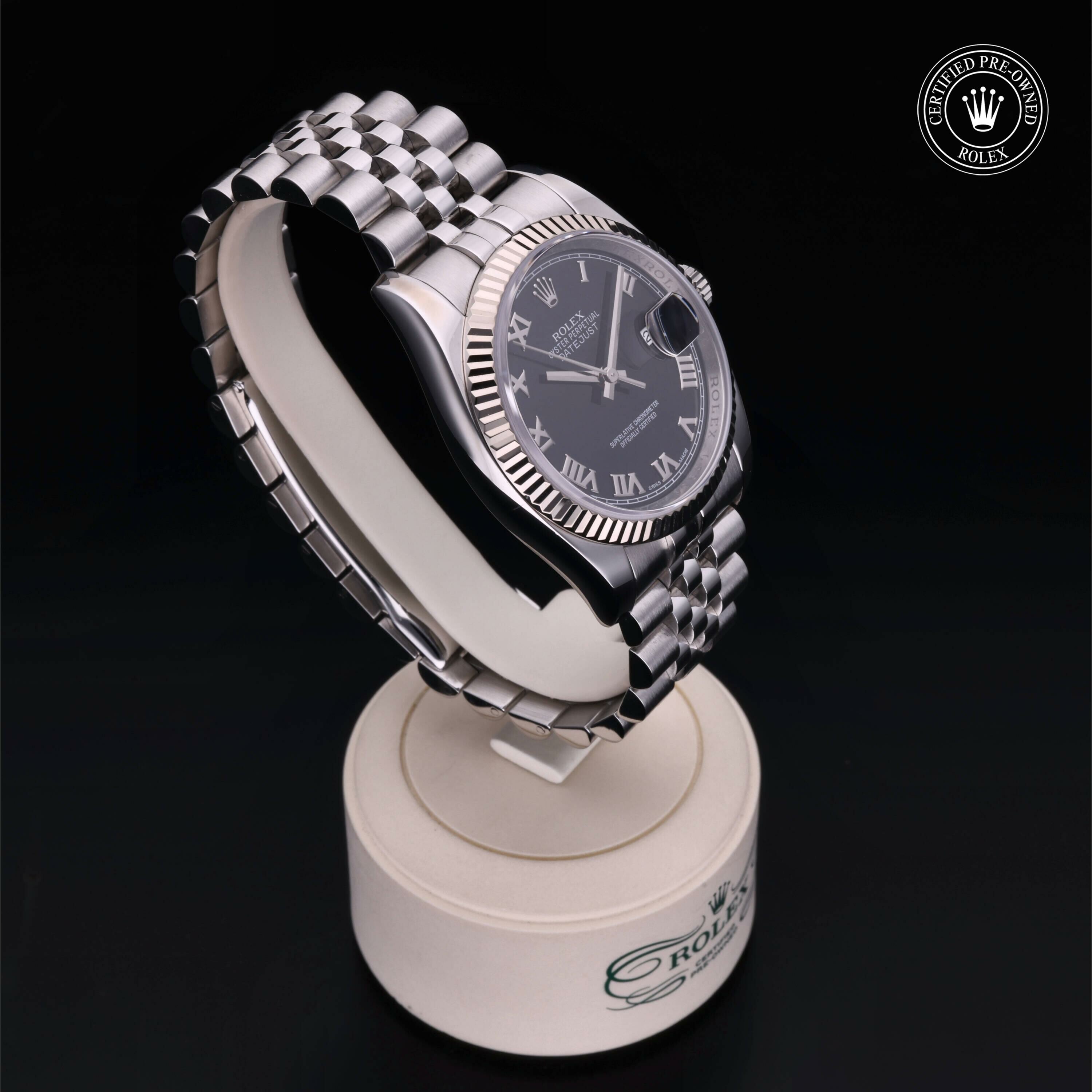 Rolex Datejust 36 en Rolesor 18 Carat Gris M116234-0086 chez Ferret - vue 31