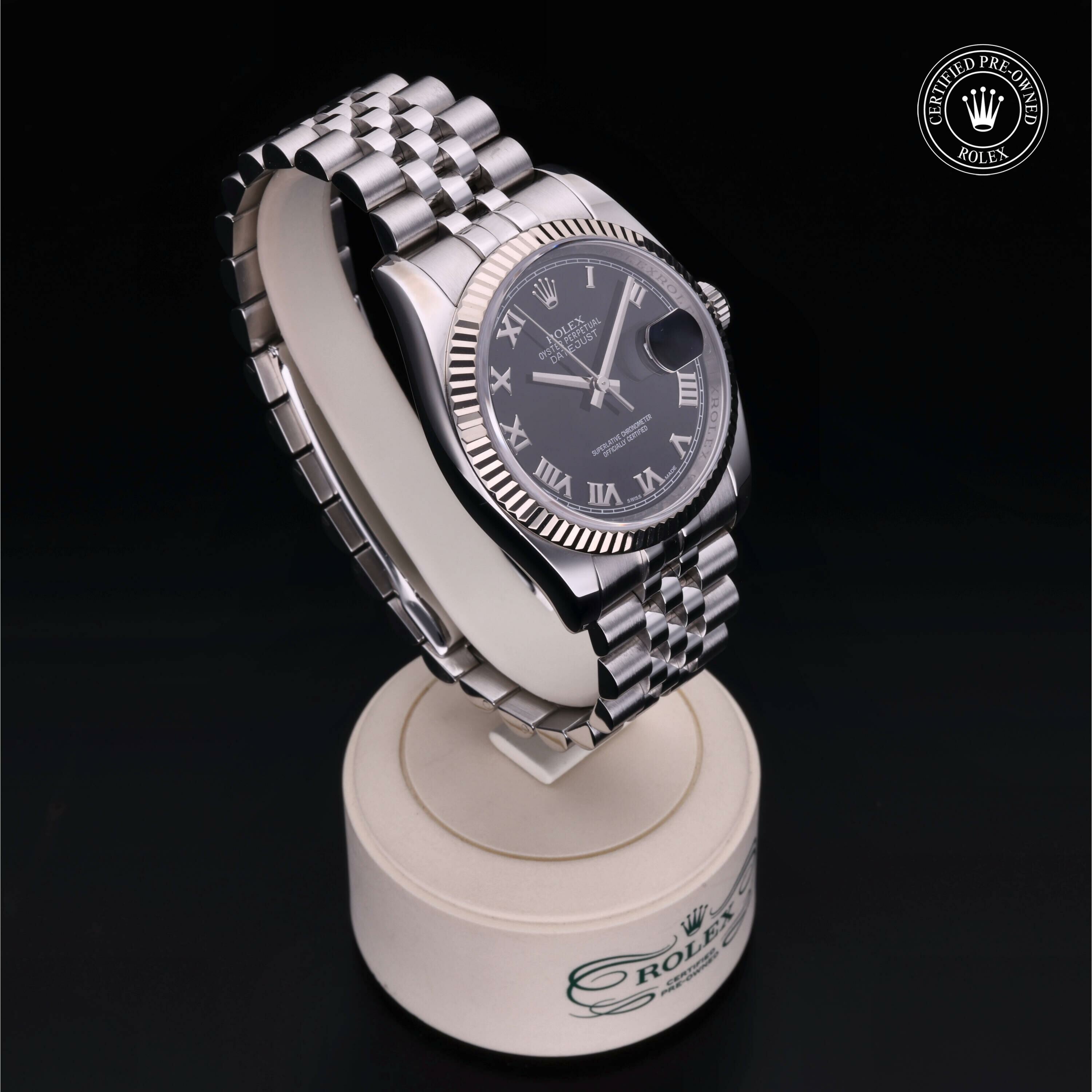 Rolex Datejust 36 en Rolesor 18 Carat Gris M116234-0086 chez Ferret - vue 32
