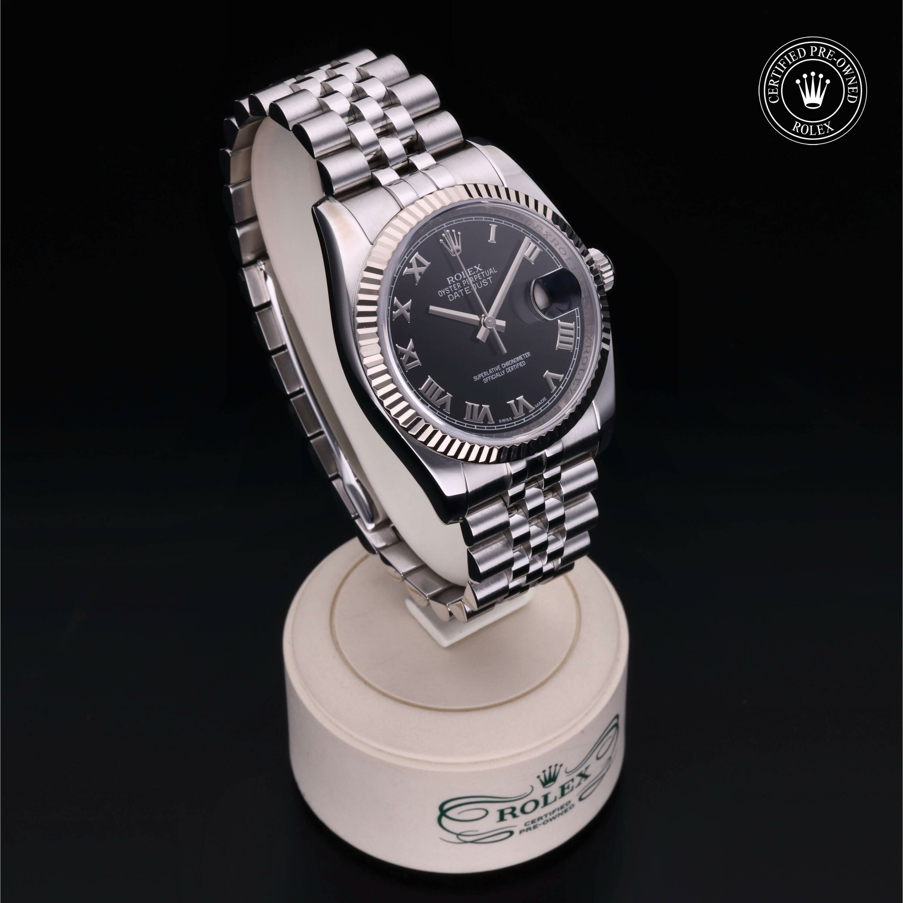 Rolex Datejust 36 en Rolesor 18 Carat Gris M116234-0086 chez Ferret - vue 33