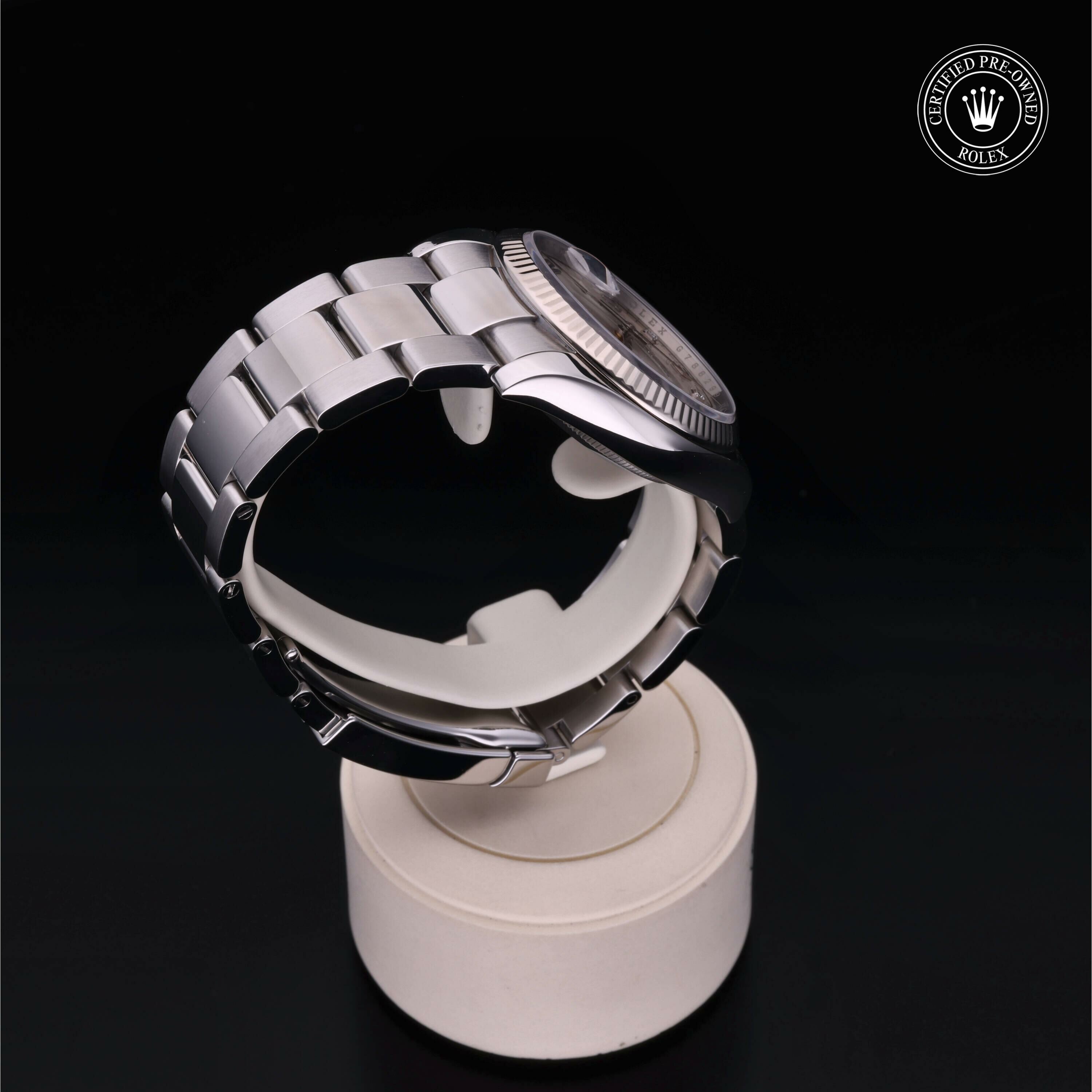 Rolex Date 34 in Rolesor 18 Carat White M115234-0012 at Ferret - view 25