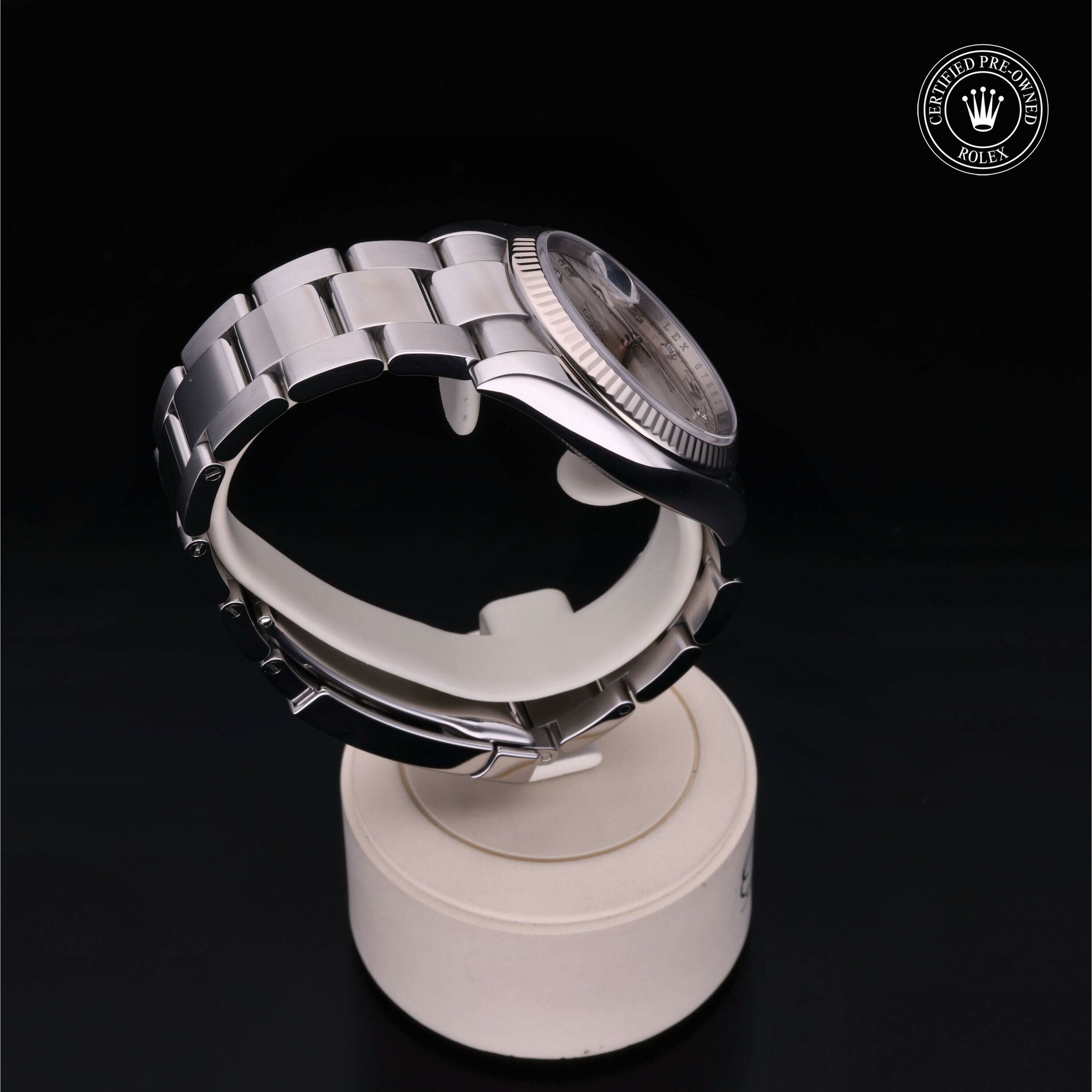 Rolex Date 34 in Rolesor 18 Carat White M115234-0012 at Ferret - view 26