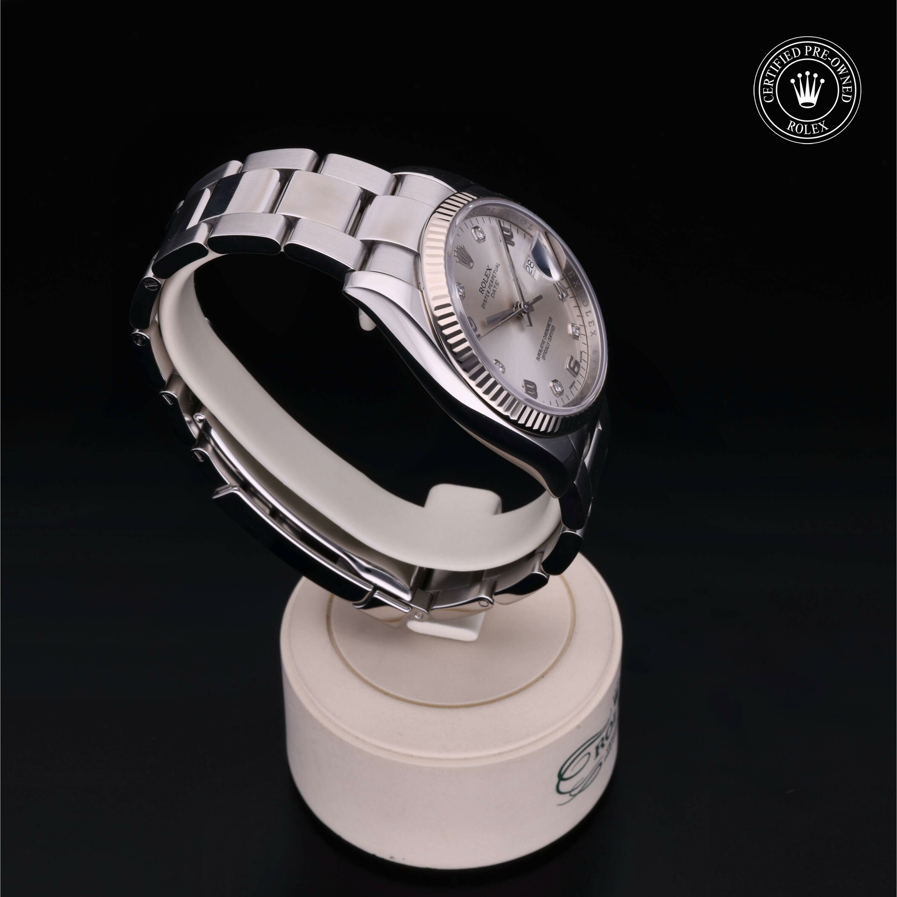 Rolex Date 34 in Rolesor 18 Carat White M115234-0012 at Ferret - view 29
