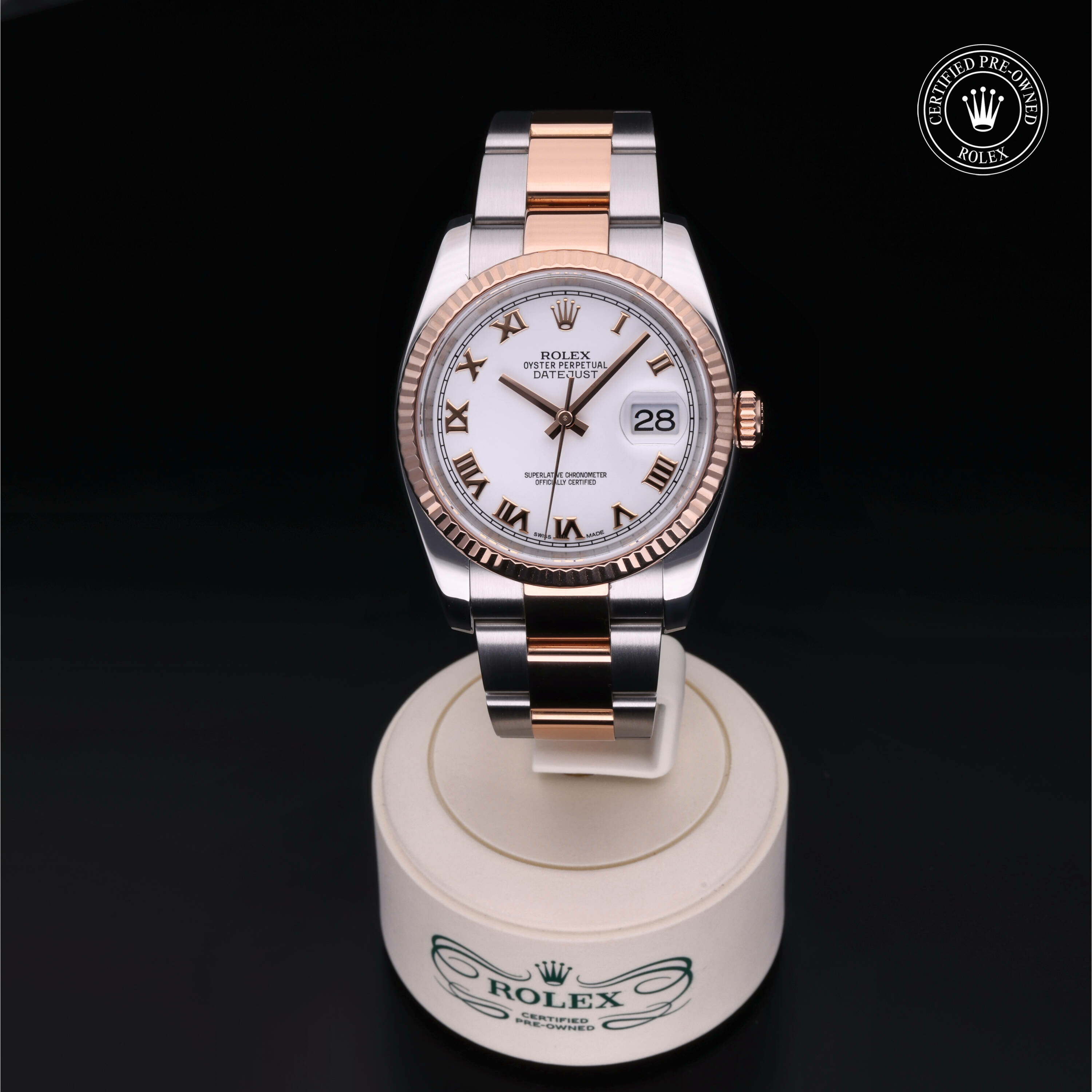 Rolex Datejust 36 in Rolesor 18 Carat Red M116231-0092 at Ferret