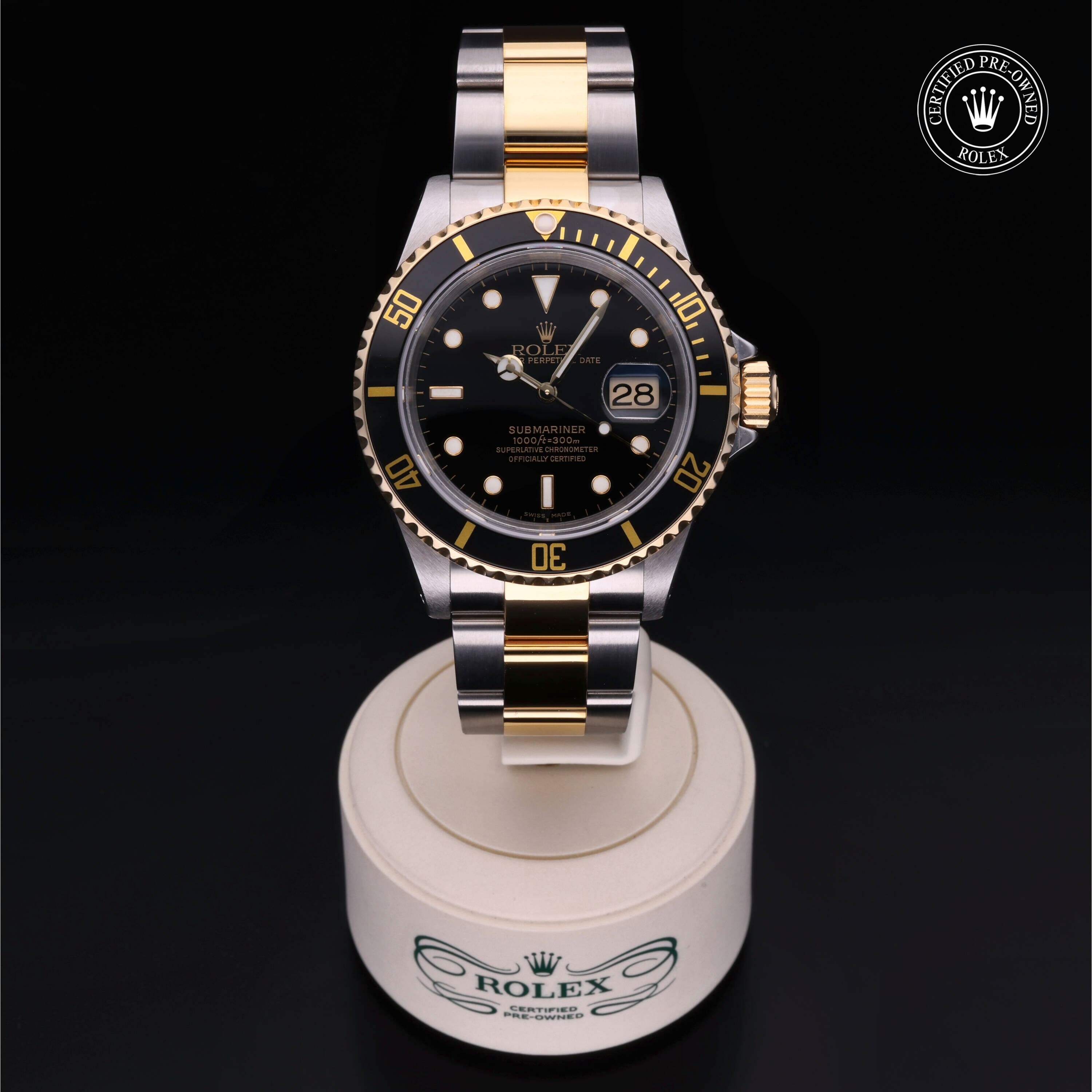 Rolex Oyster Perpetual Submariner Date in Rolesor 18 Carat Yellow M16613LN-0005 at Ferret