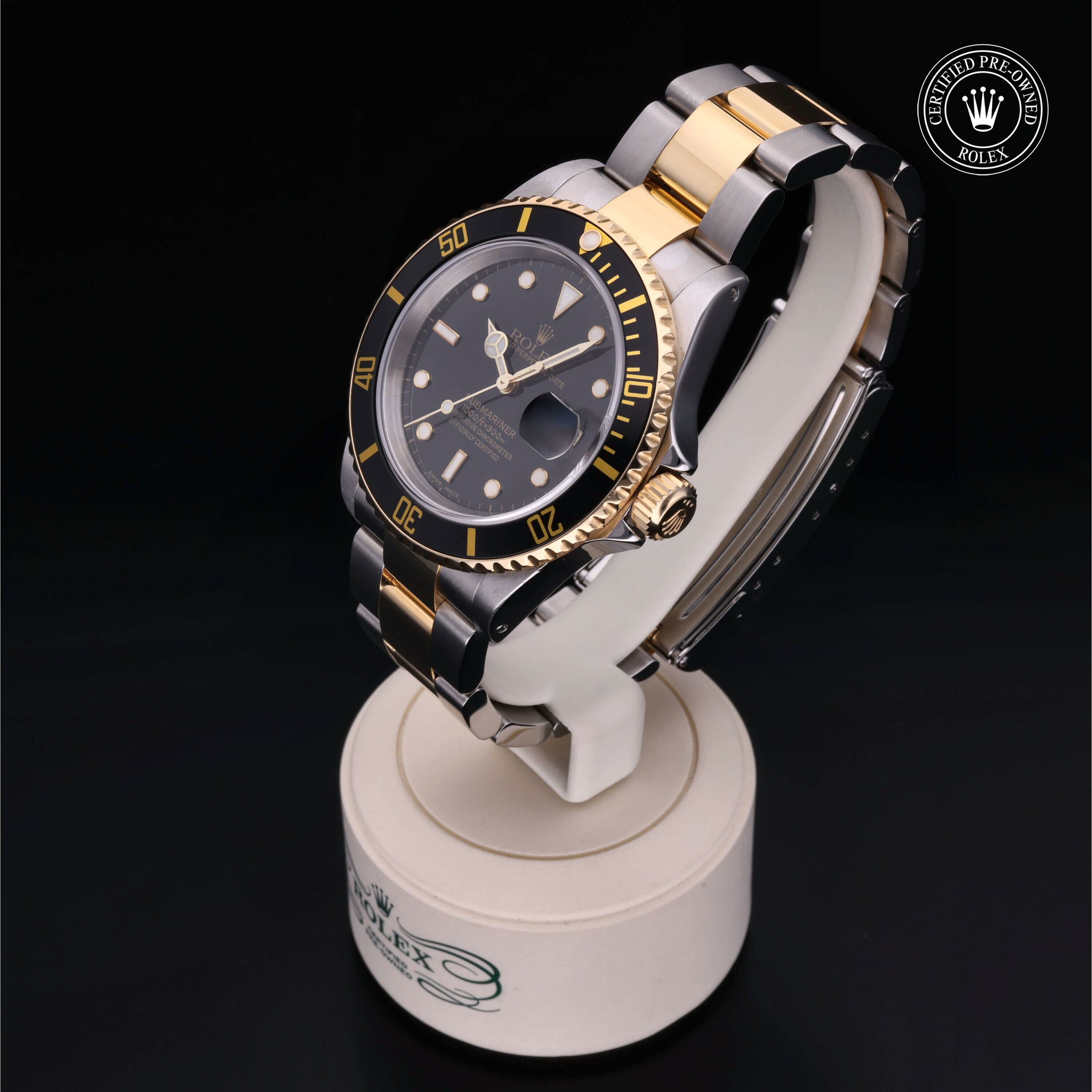 Rolex Oyster Perpetual Submariner Date in Rolesor 18 Carat Yellow M16613LN-0005 at Ferret - view 6