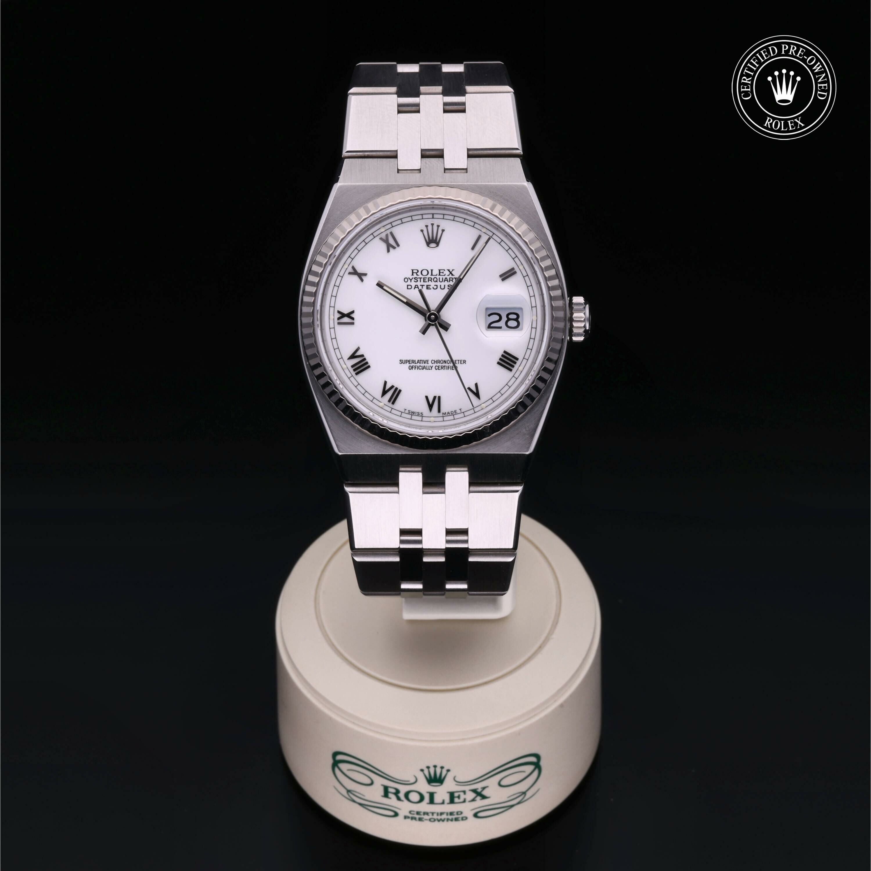 Rolex Oyster Perpetual Datejust 36 in Rolesor 18 Carat White M17014-0005 at Ferret