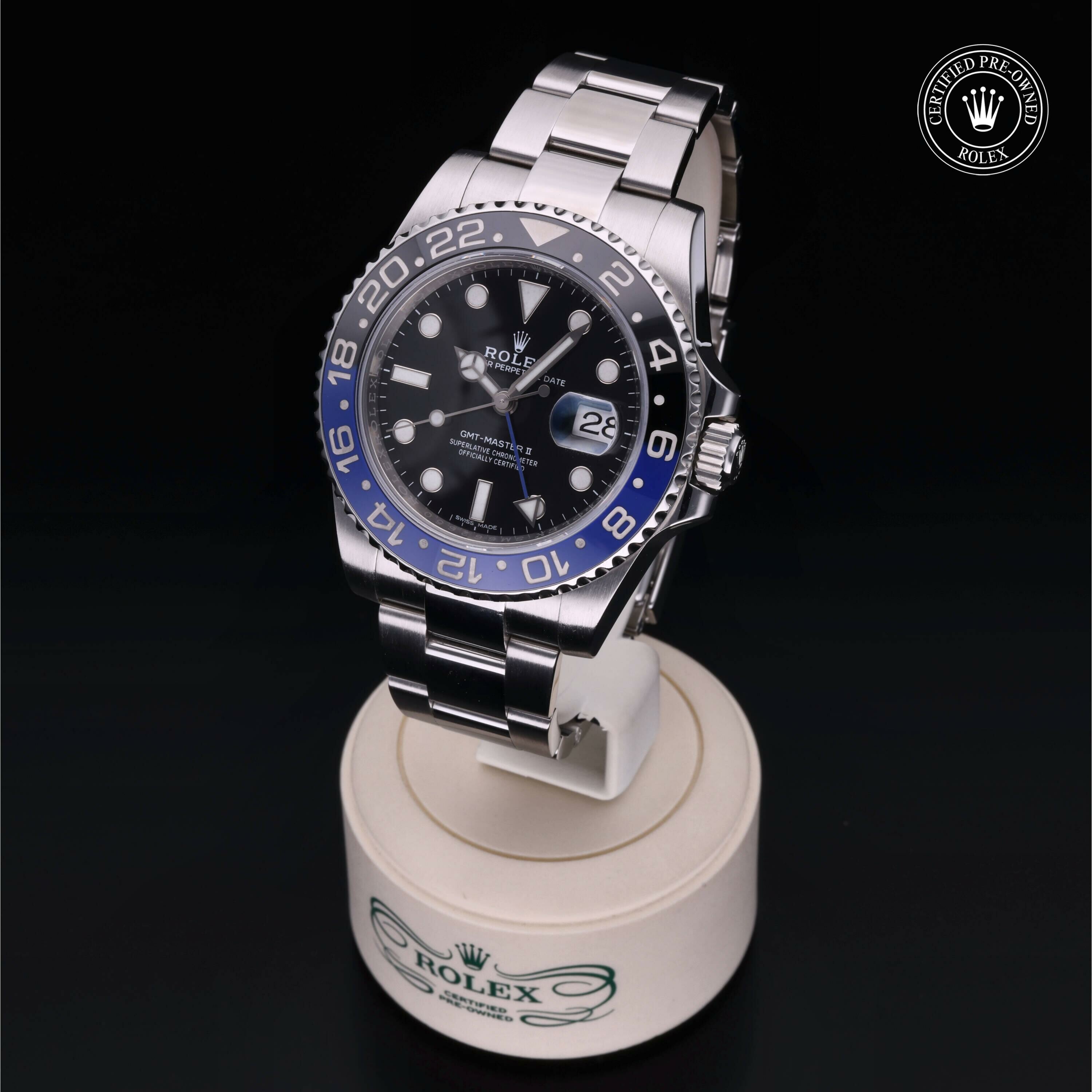 Rolex GMT‑Master II en Acier M116710BLNR-0002 chez Ferret - vue 3