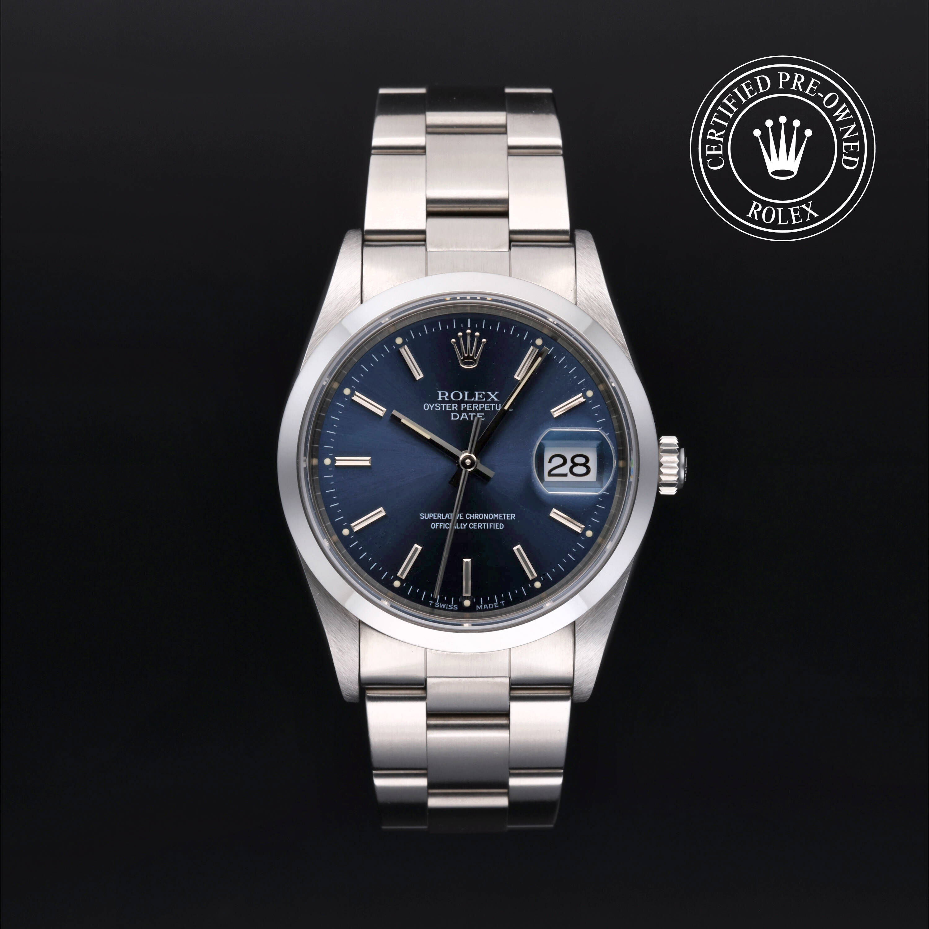 Rolex Oyster Perpetual Date 34 chez Ferret