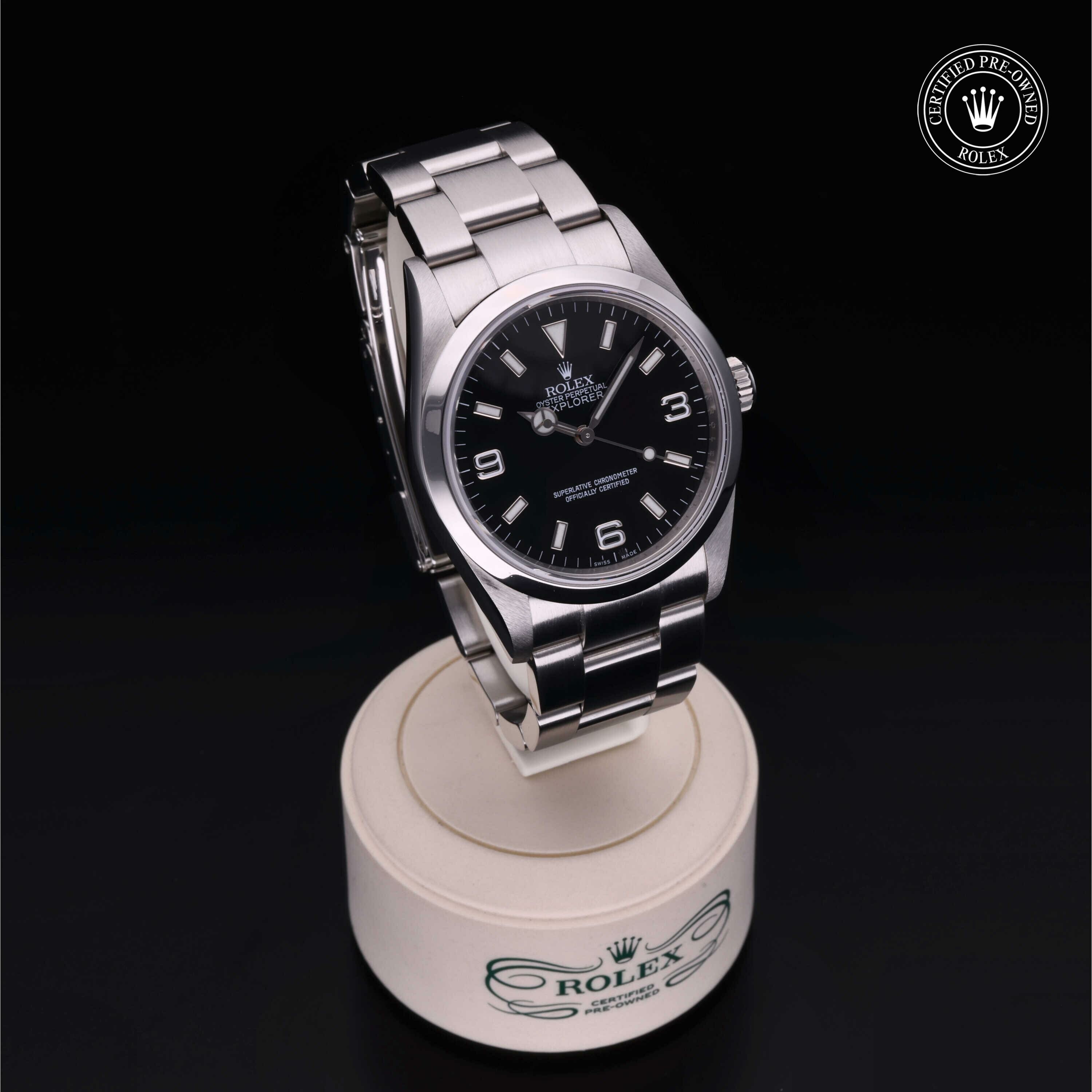 Rolex Oyster Perpetual Explorer 36 in Steel M114270-0002 at Ferret - view 34