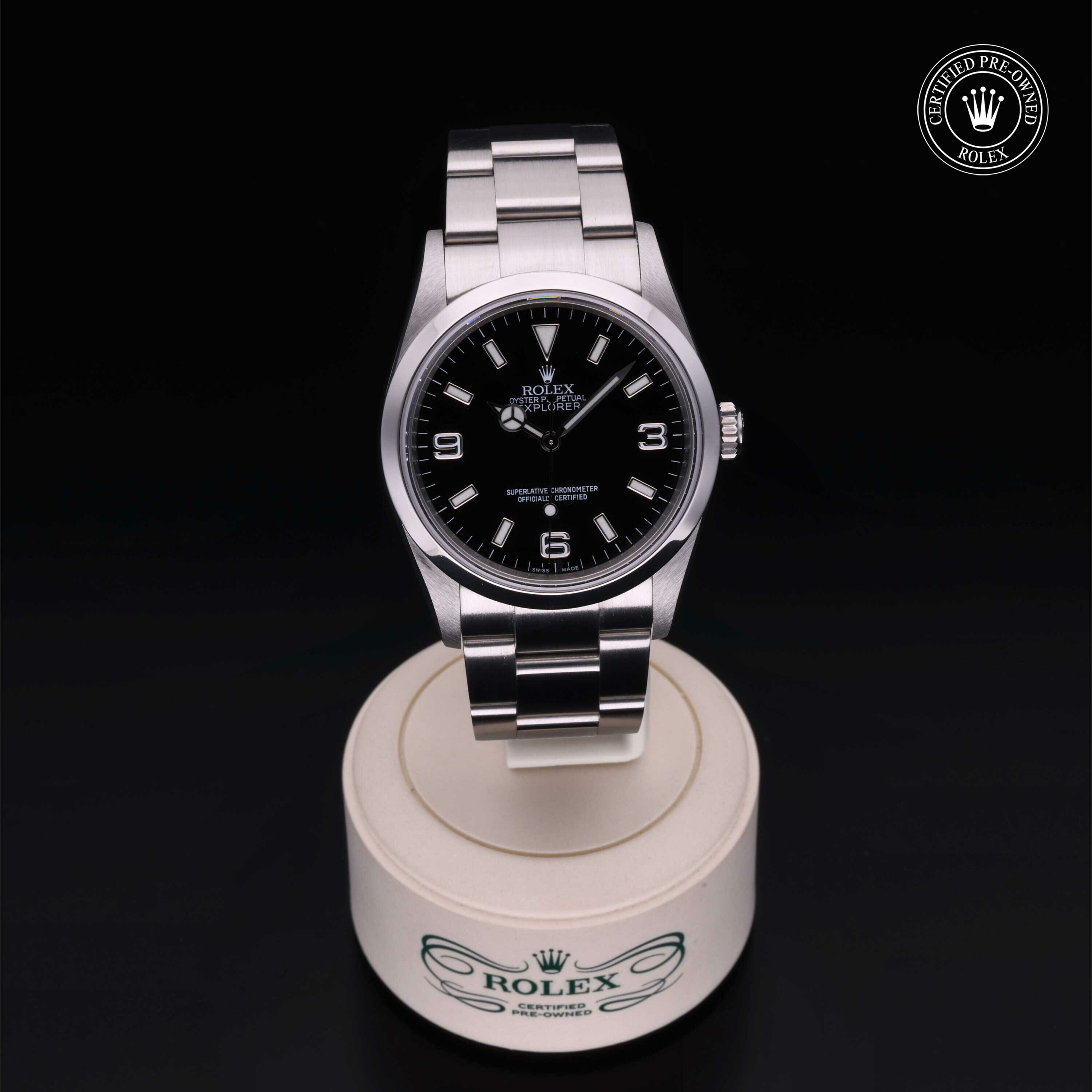 Rolex Oyster Perpetual Explorer 36 in Steel M114270-0002 at Ferret - view 36