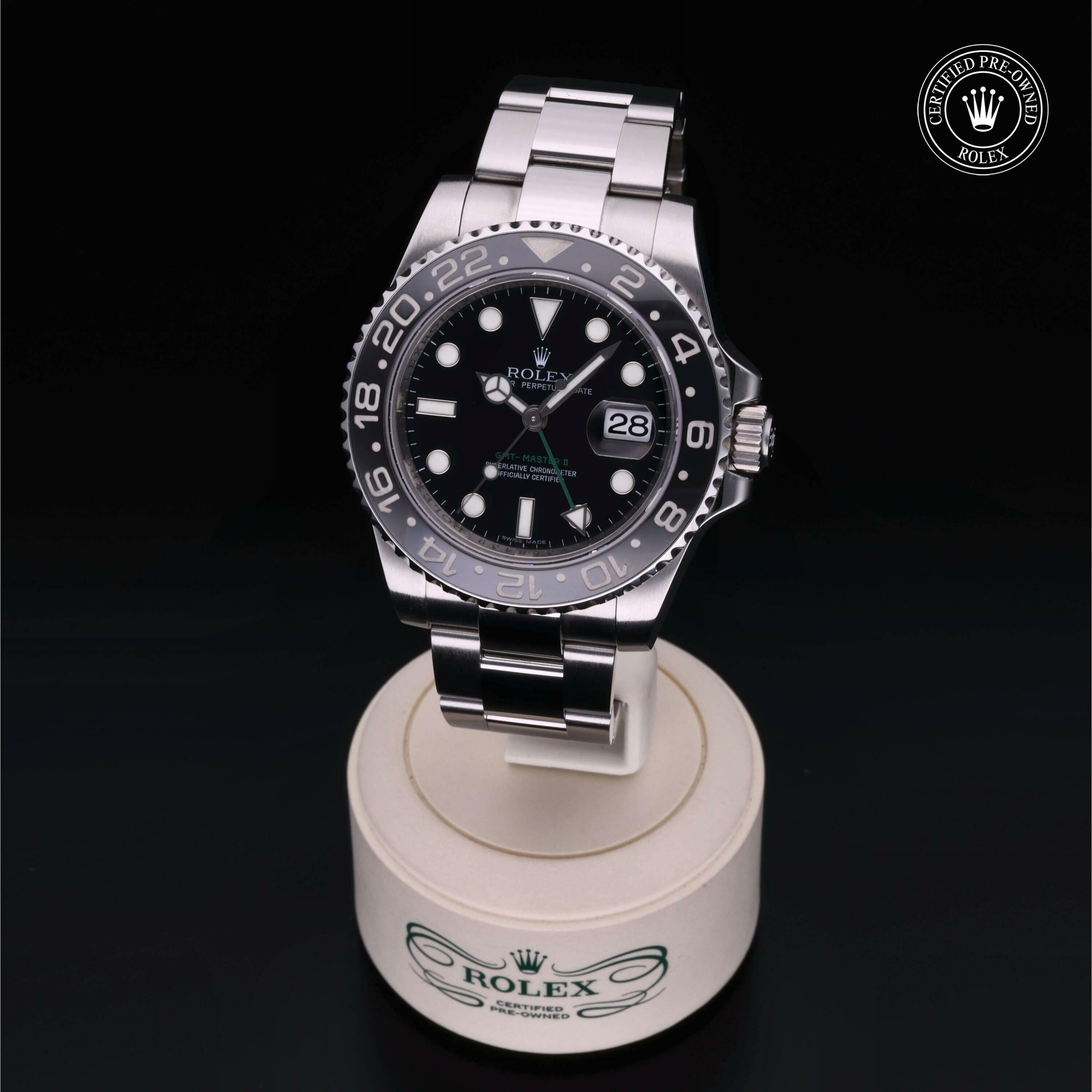Rolex GMT‑Master II en Acier M116710LN-0001 chez Ferret - vue 2