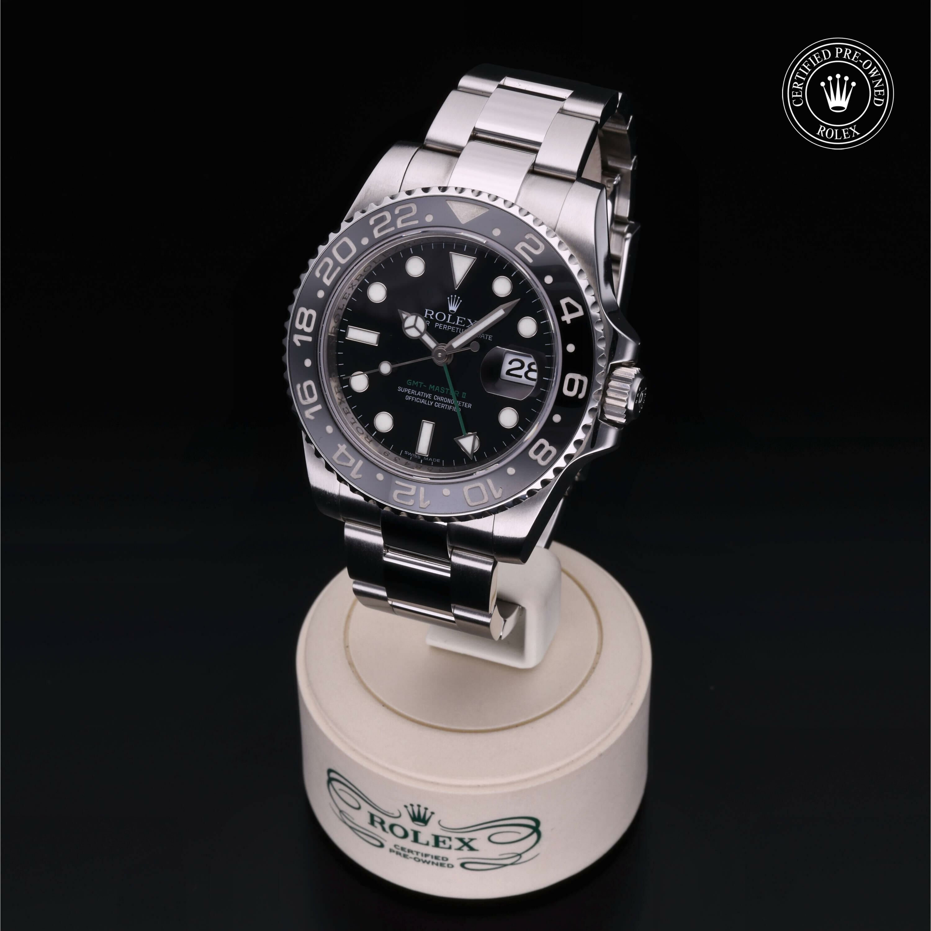 Rolex GMT‑Master II en Acier M116710LN-0001 chez Ferret - vue 3