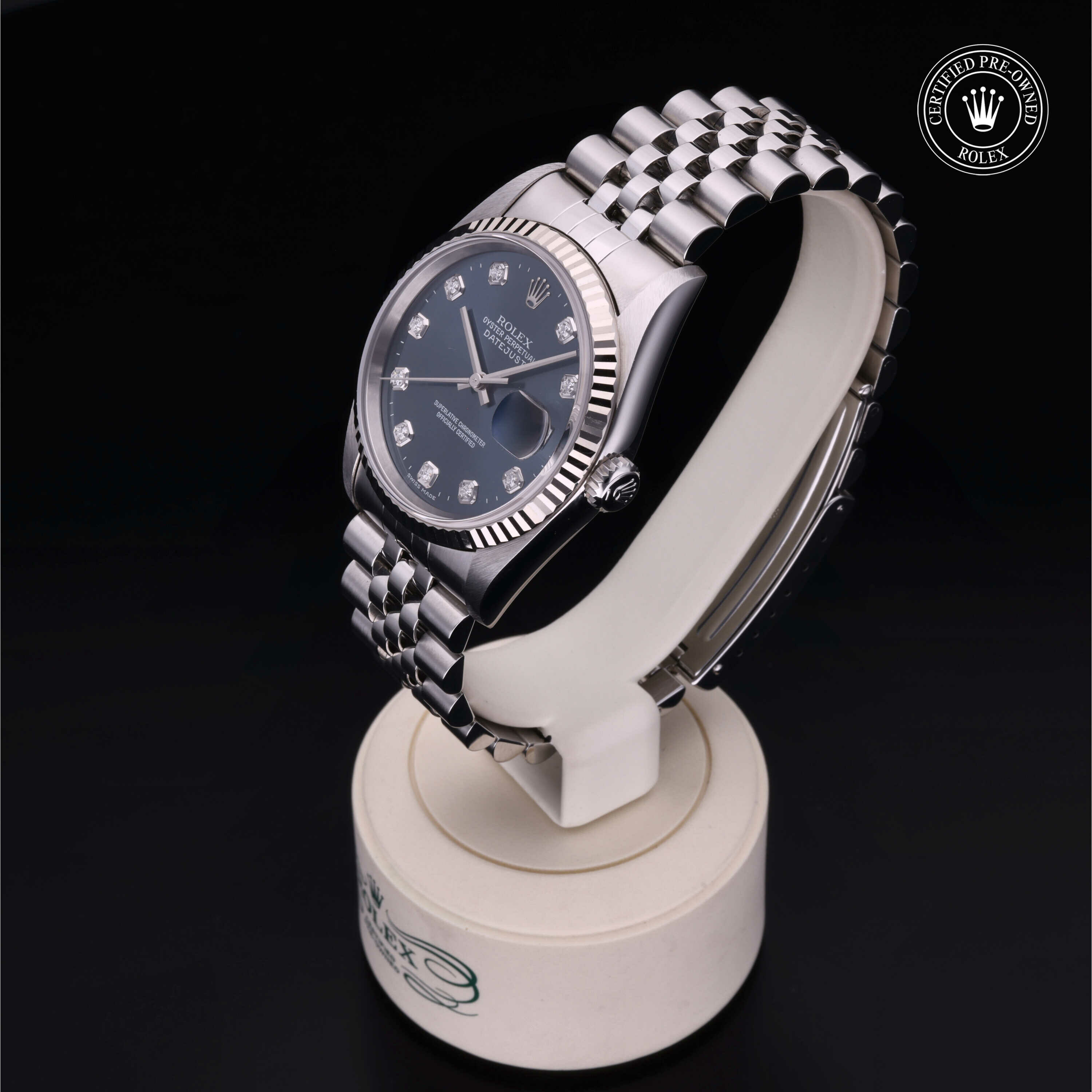 Rolex Oyster Perpetual  Datejust 36 en Rolesor 18 Carat Gris M16234-0043 chez Ferret - vue 6