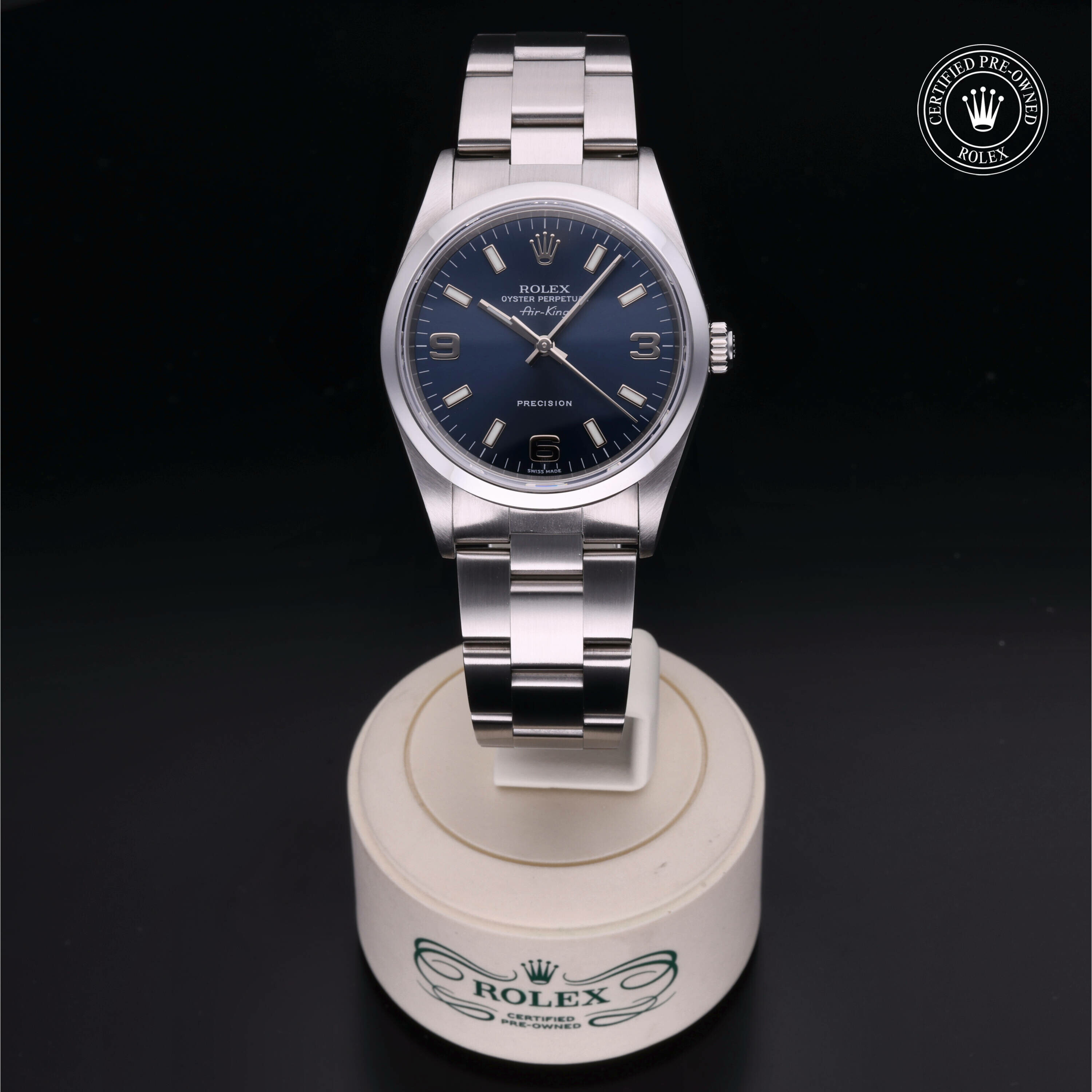 Rolex Oyster Perpetual 34 en Acier M14000M-0010 chez Ferret