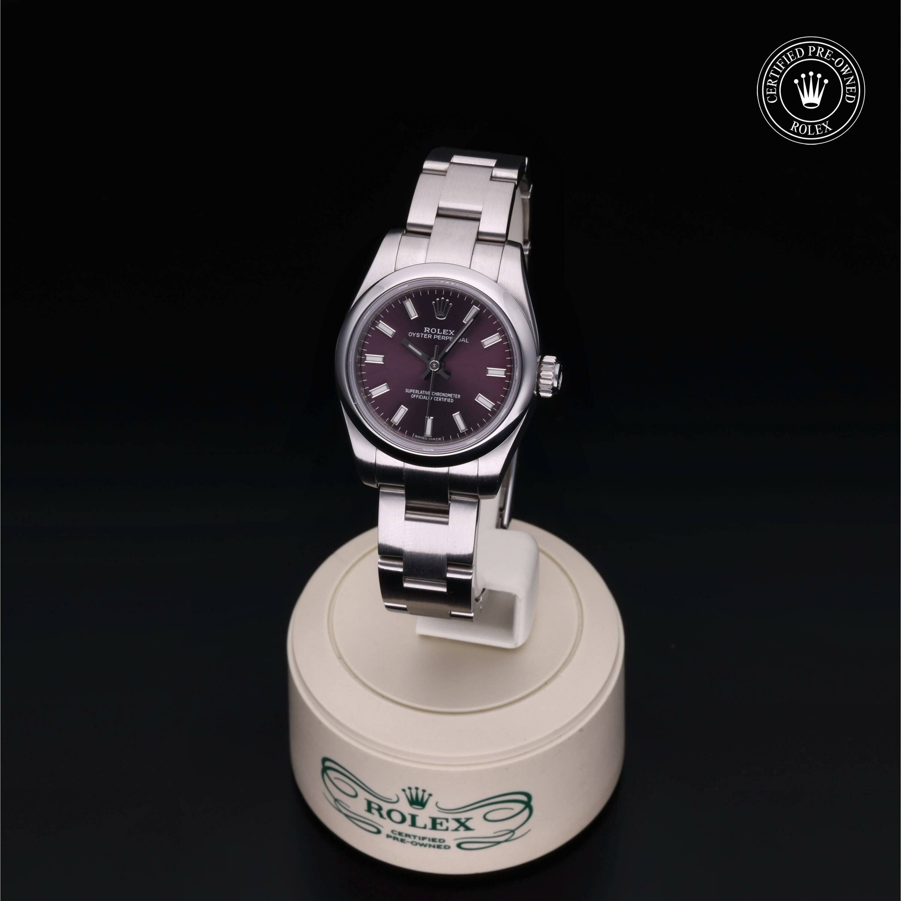 Rolex Oyster Perpetual 26 en Acier M176200-0003 chez Ferret - vue 2