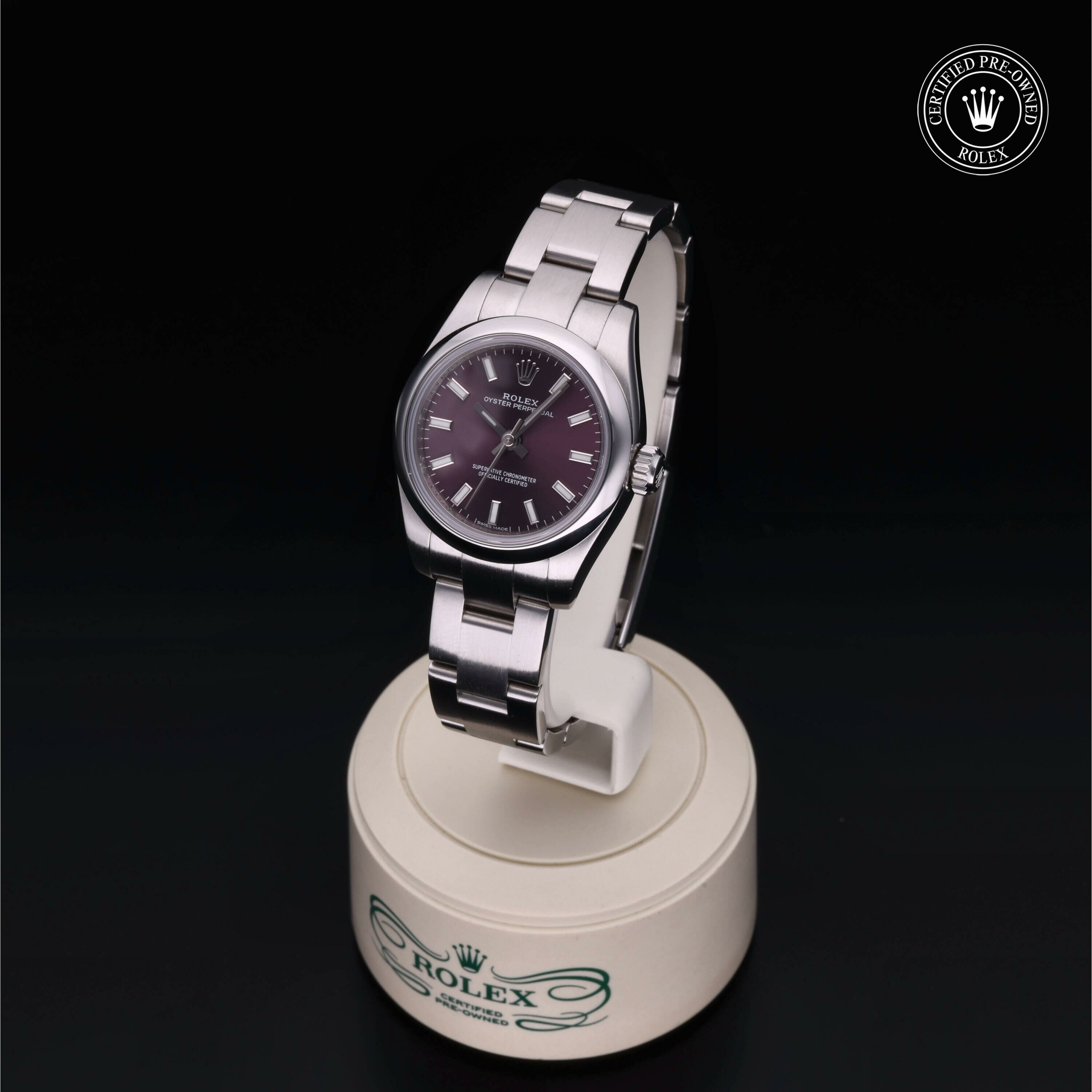 Rolex Oyster Perpetual 26 en Acier M176200-0003 chez Ferret - vue 3