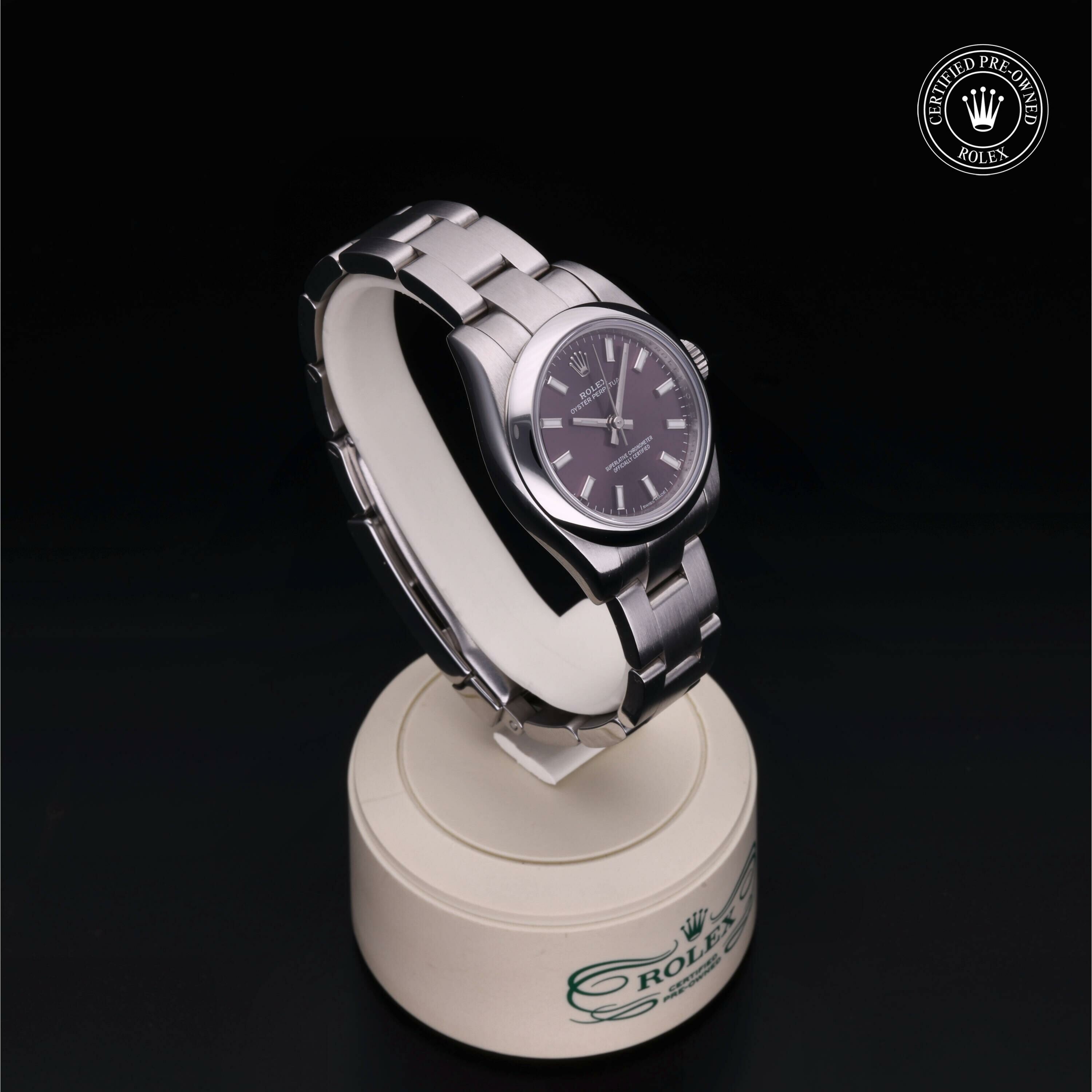 Rolex Oyster Perpetual 26 en Acier M176200-0003 chez Ferret - vue 32