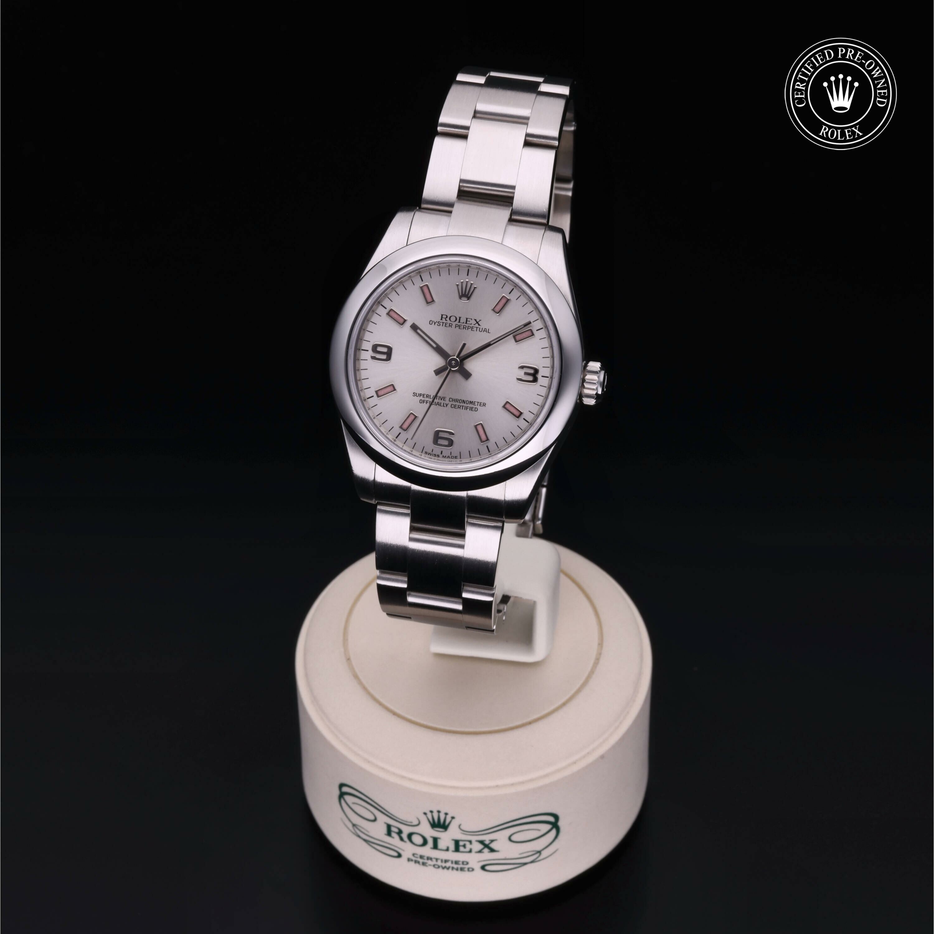 Rolex Oyster Perpetual 31 en Acier M177200-0009 chez Ferret - vue 2