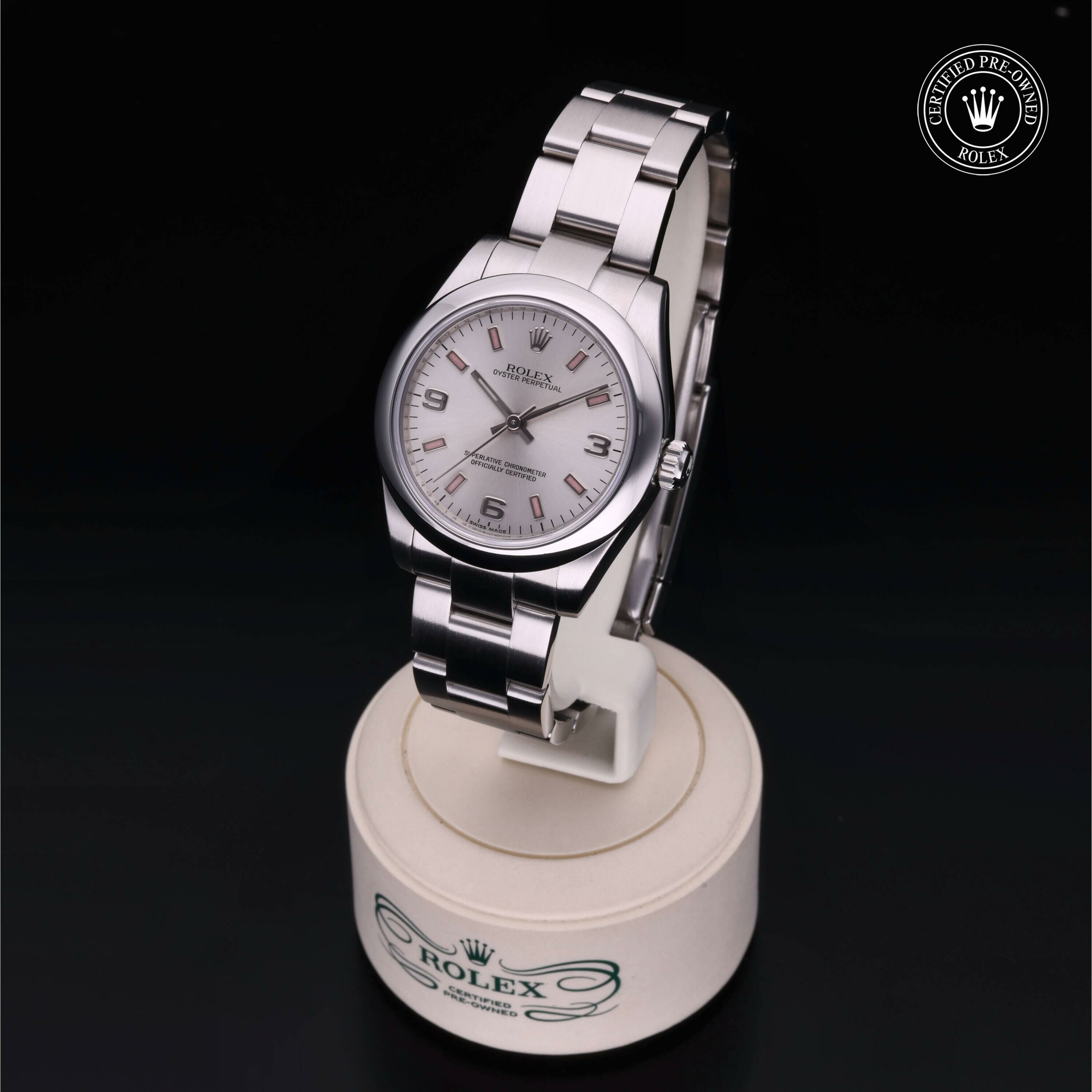 Rolex Oyster Perpetual 31 en Acier M177200-0009 chez Ferret - vue 3