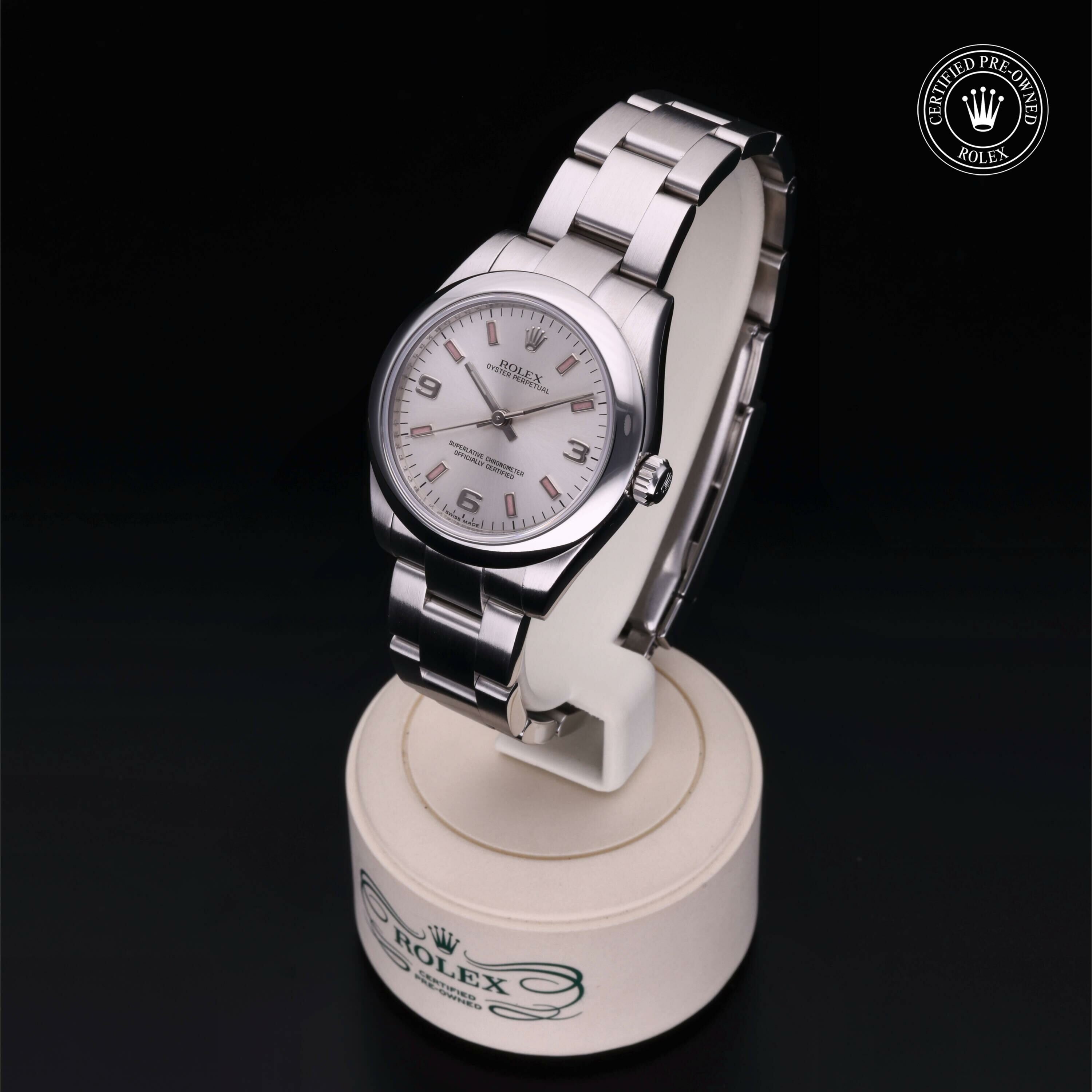 Rolex Oyster Perpetual 31 en Acier M177200-0009 chez Ferret - vue 4