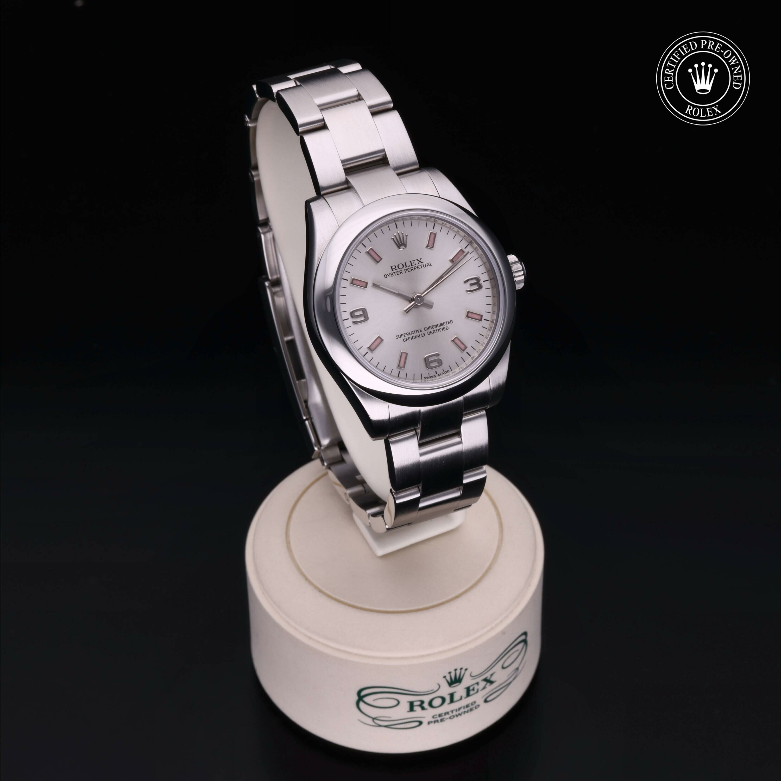 Rolex Oyster Perpetual 31 en Acier M177200-0009 chez Ferret - vue 34