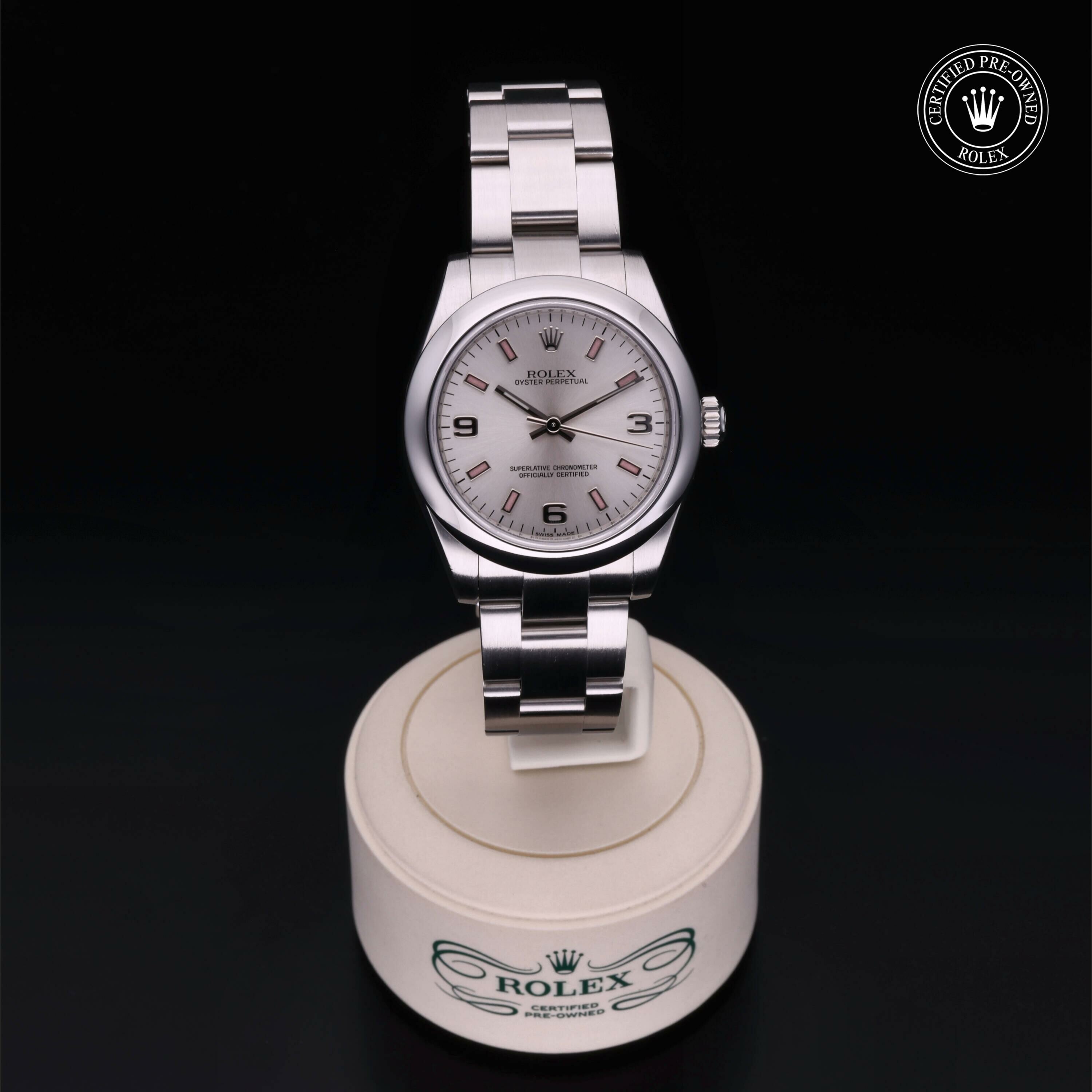 Rolex Oyster Perpetual 31 en Acier M177200-0009 chez Ferret - vue 36