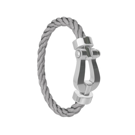 Bracelet FRED Force 10 XL en or blanc