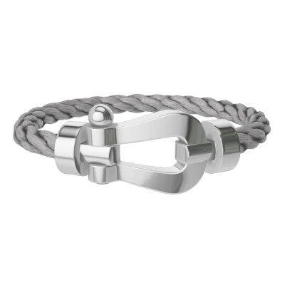 Bracelet FRED Force 10 XL en or blanc