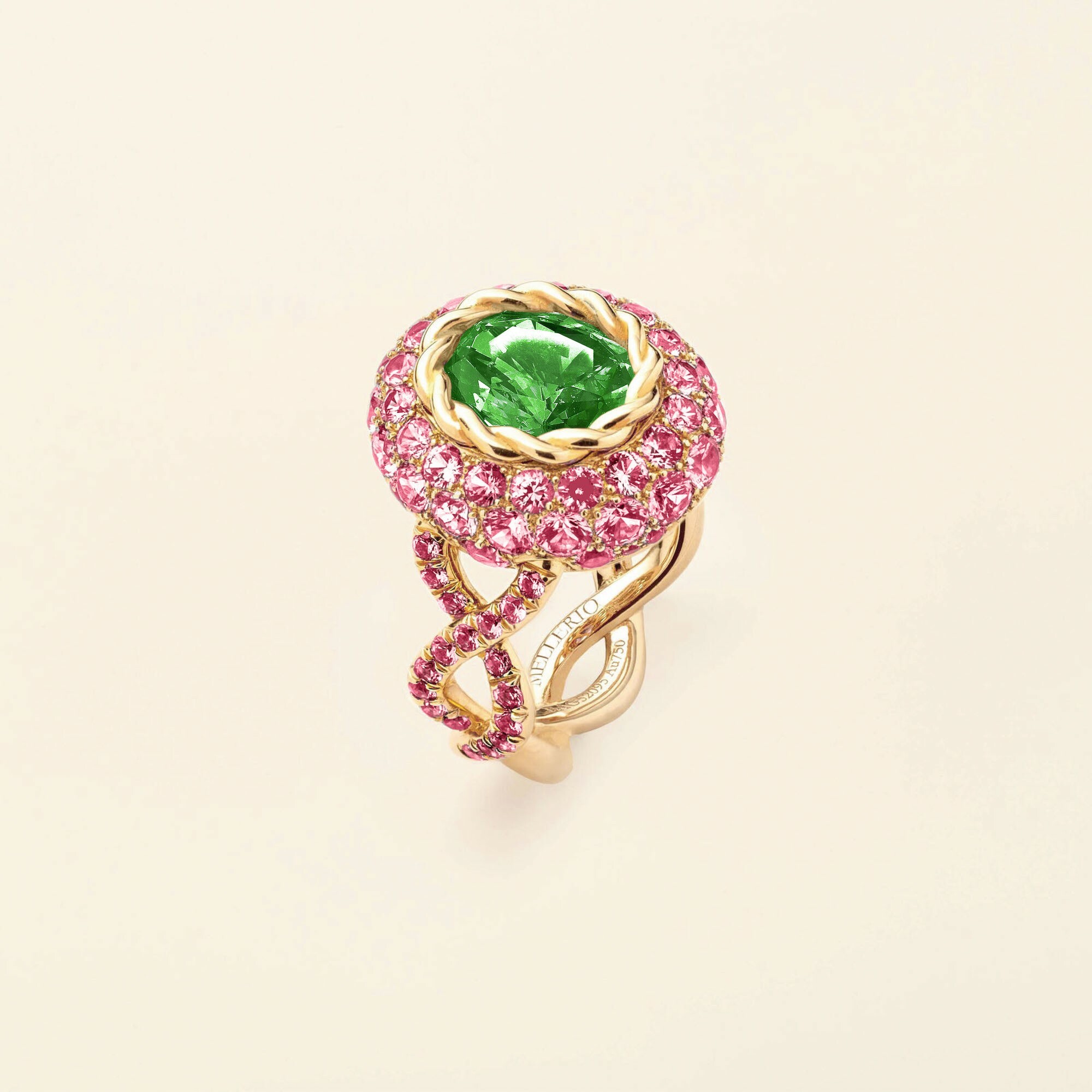 Purchase Bague Mellerio Color Queen Green Field