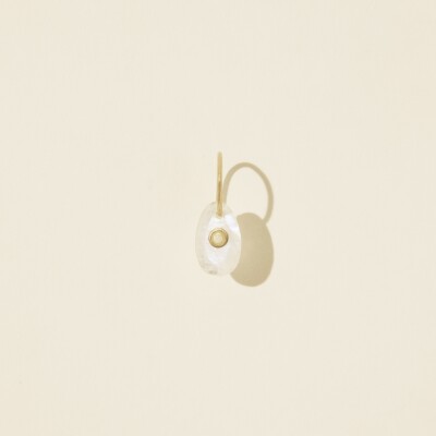 Mono boucle d'oreille Pascale Monvoisin Orso Moonstone