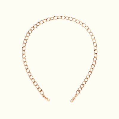 Marie Lichtenberg Rosa Micro Chain 42 cm - Rose Gold 18ct