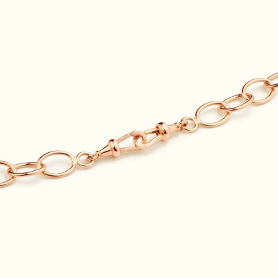 Marie Lichtenberg Rosa Micro Chain 37 cm - Rose Gold 18ct