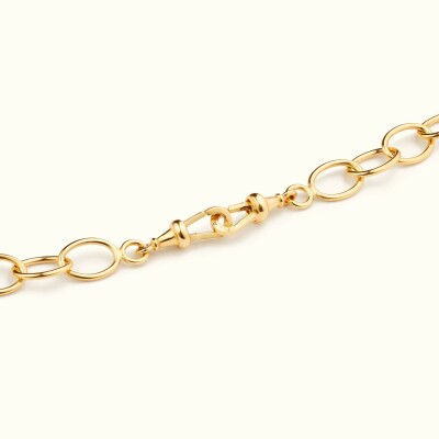 Marie Lichtenberg Rosa Micro Chain 73 cm - Yellow Gold 14kt