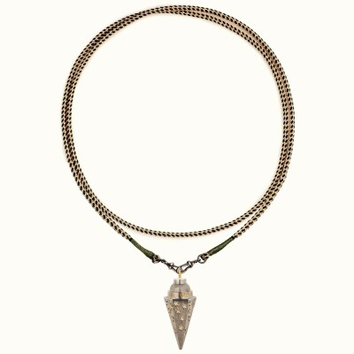 Marie Lichtenberg Pendulum In Stars We Trust necklace