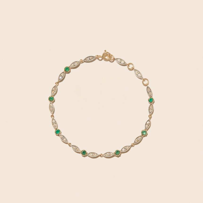 Pascale Monvoisin Ava Emerald bracelet