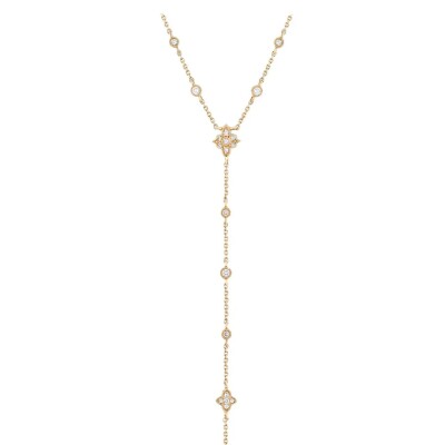 Collier Stone Paris Belle Epoque en or jaune et diamants