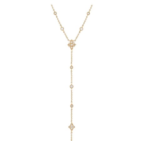 Collier Stone Paris Belle Epoque en or jaune et diamants