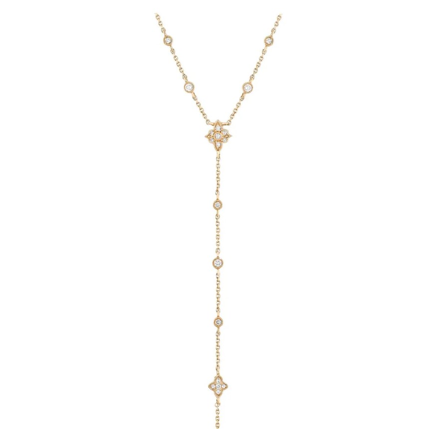 Stone Paris Belle Epoque necklace in yellow gold and diamonds