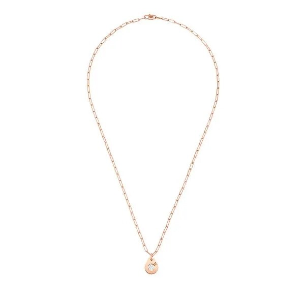 Dinh Van Menottes R10 Necklace in rose gold and diamond