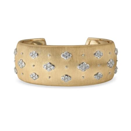 Buccellati Macri AB bracelet in yellow gold, white gold and diamonds