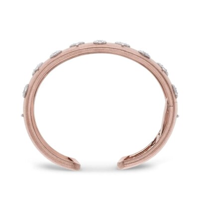 Bracelet Buccellati Macri AB en or rose , or blanc et diamants