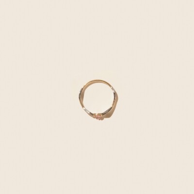 Bague Pascale Monvoisin ADELE N°1 en Saphir Rose