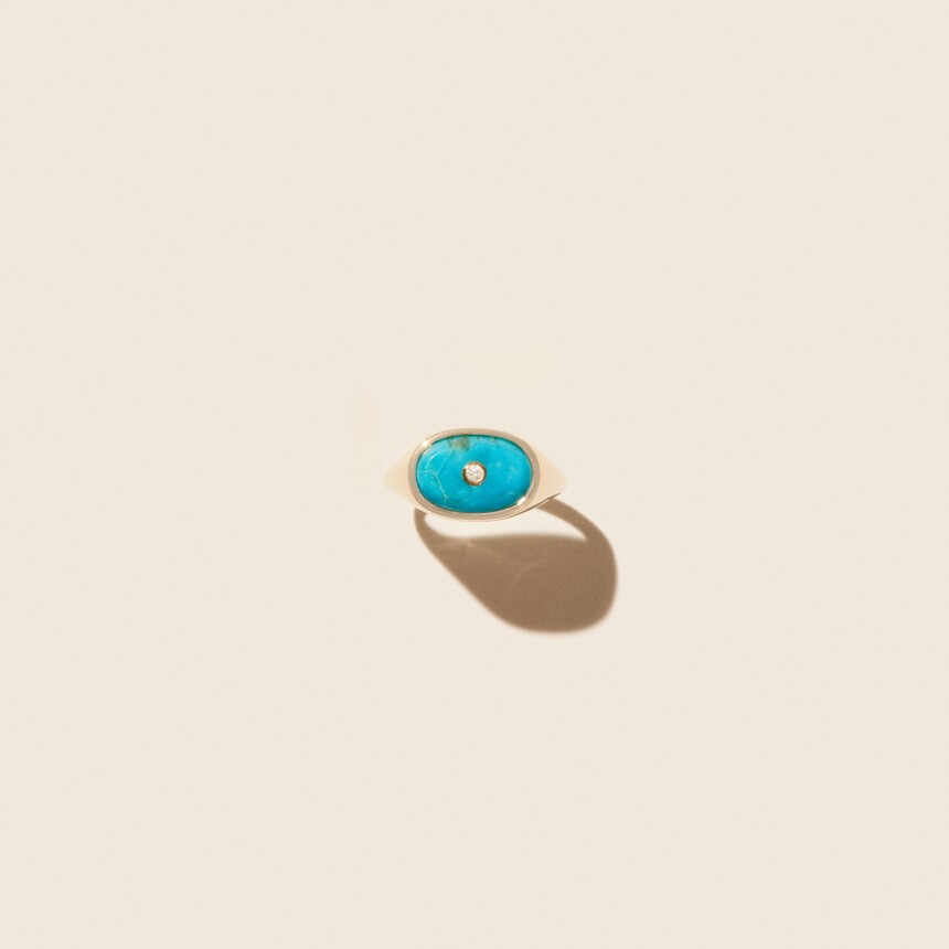 Bague Pascale Monvoisin ORSO TURQUOISE