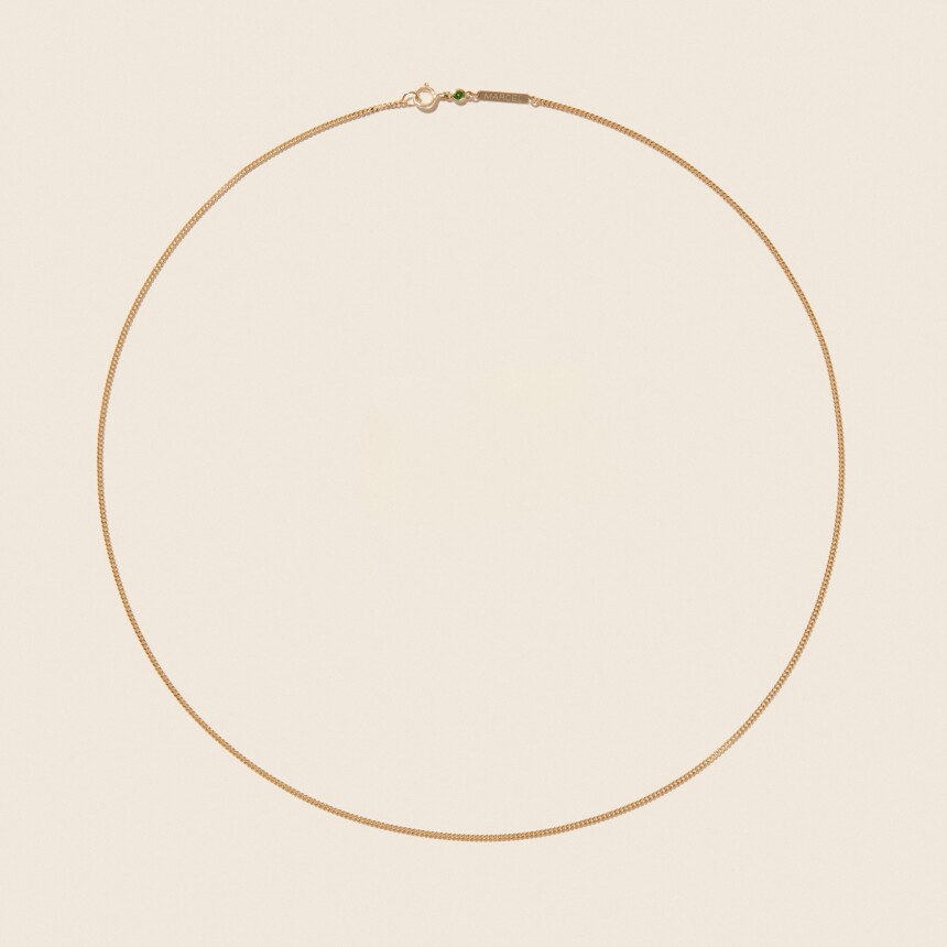Pascale Monvoisin JUNE in yellow gold necklace