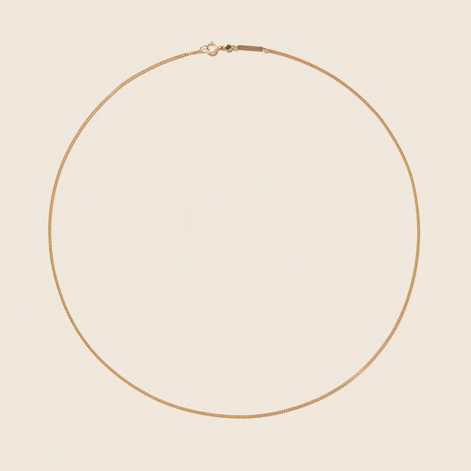 Pascale Monvoisin JUNE in yellow gold necklace